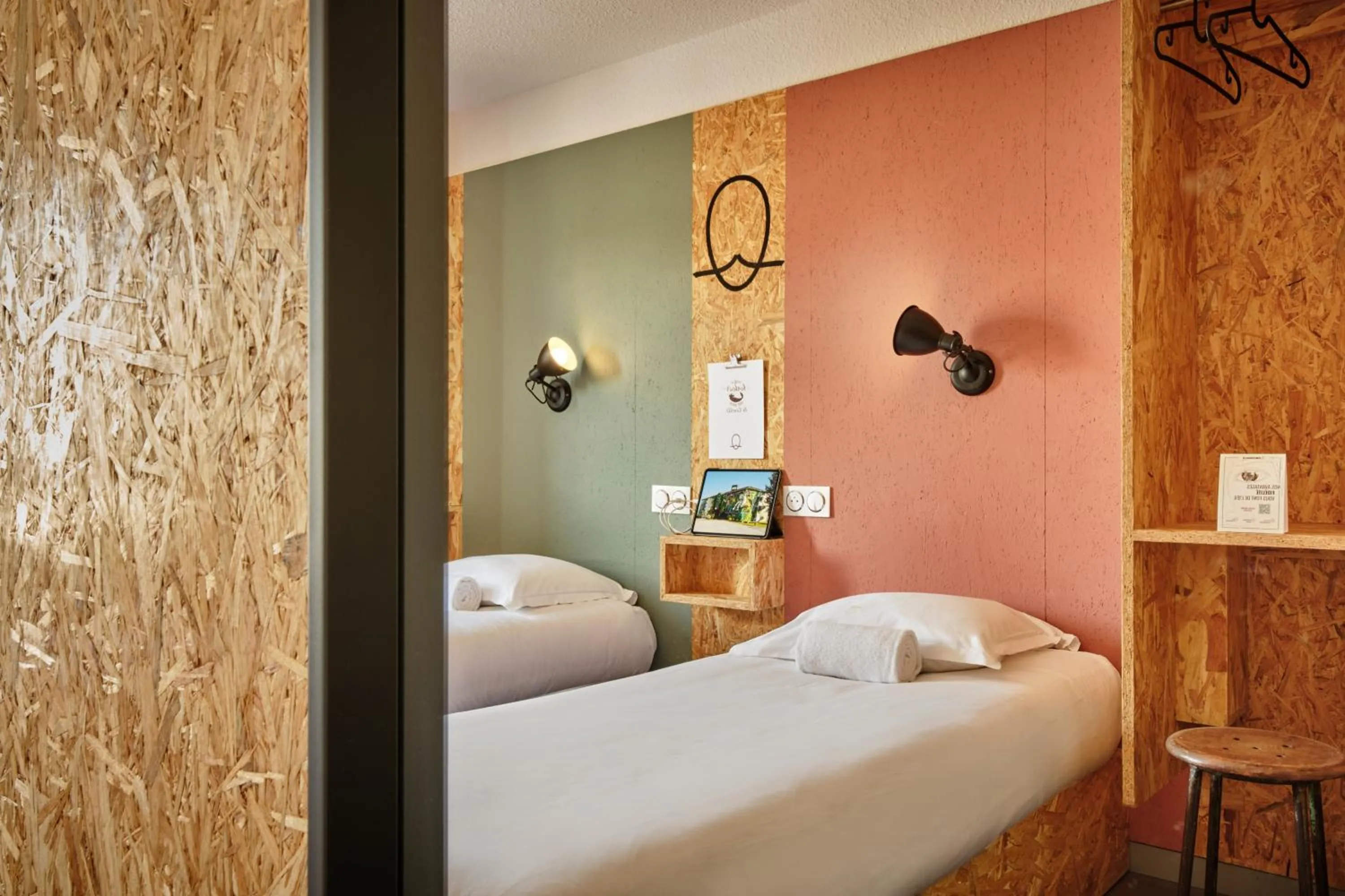 Bed in The Originals Access, Hôtel Moustache, Seclin