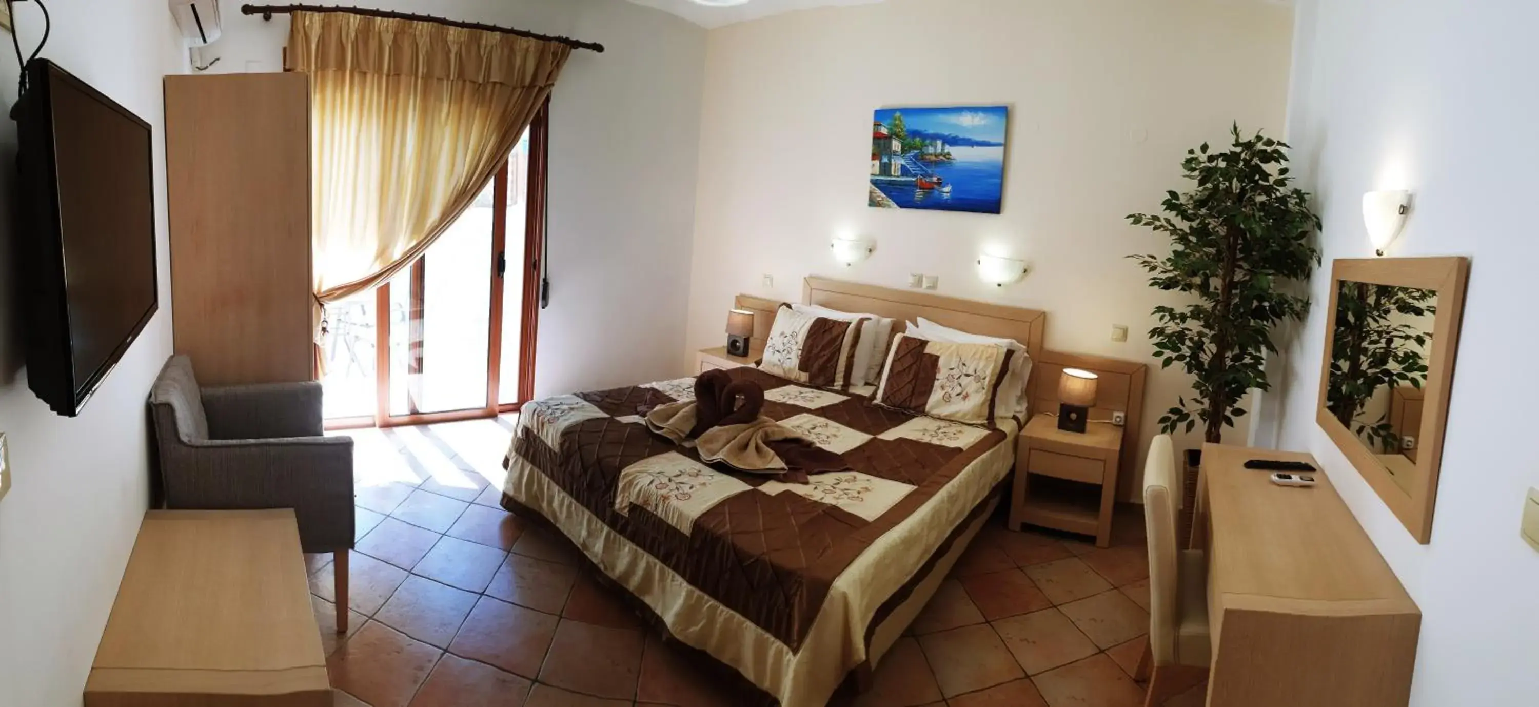 Bedroom, Bed in Apollo Studios Bedroom, Bed in Apollo Studios