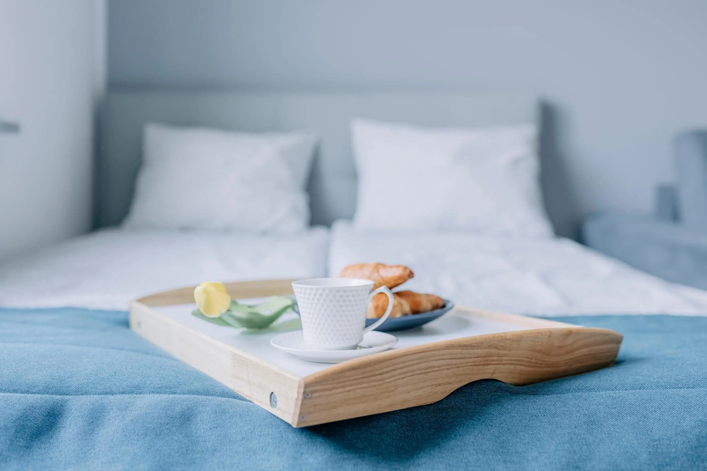 Bed in APARTEL Plac Zbawiciela Studio