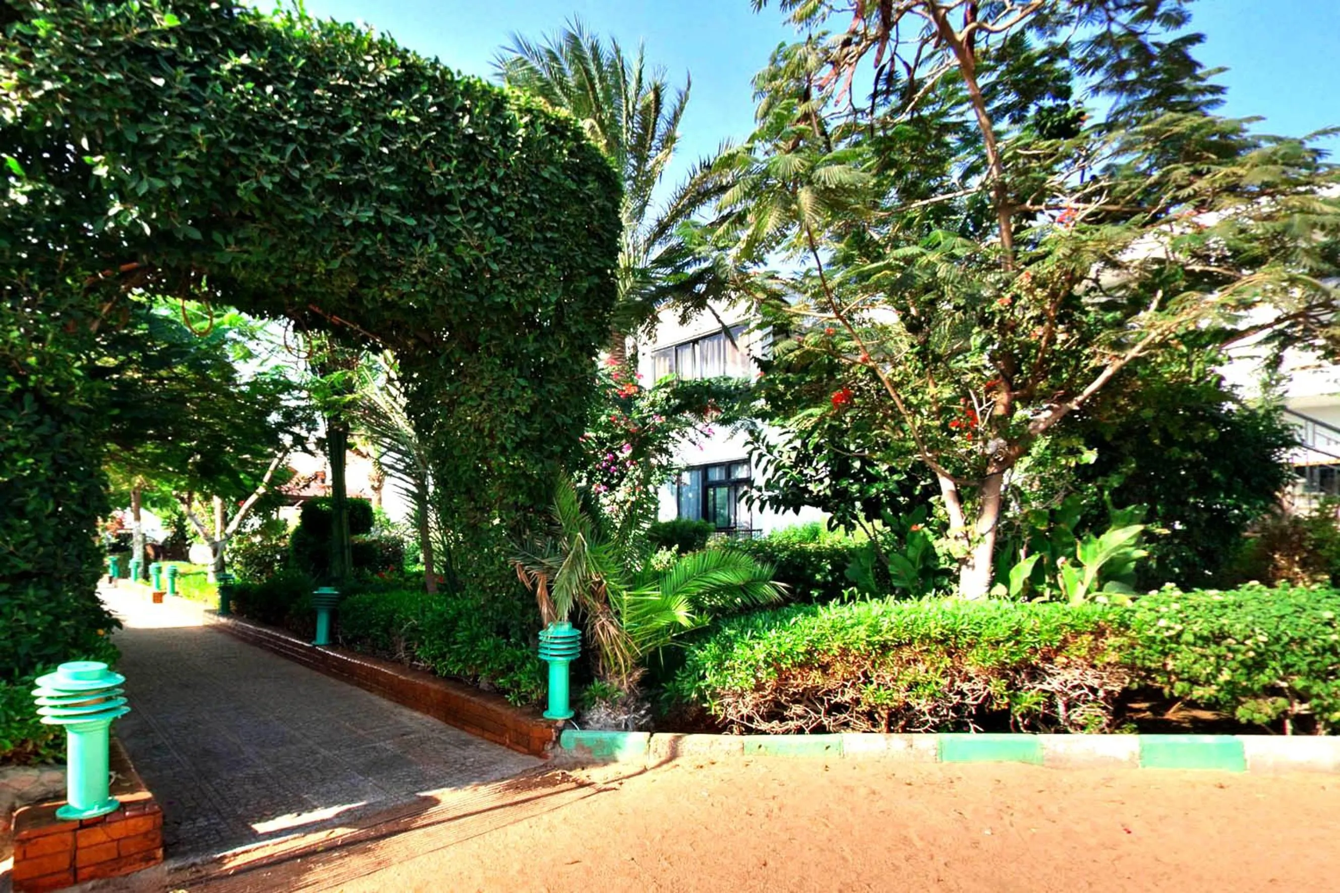 Garden view in Sand Beach Resort