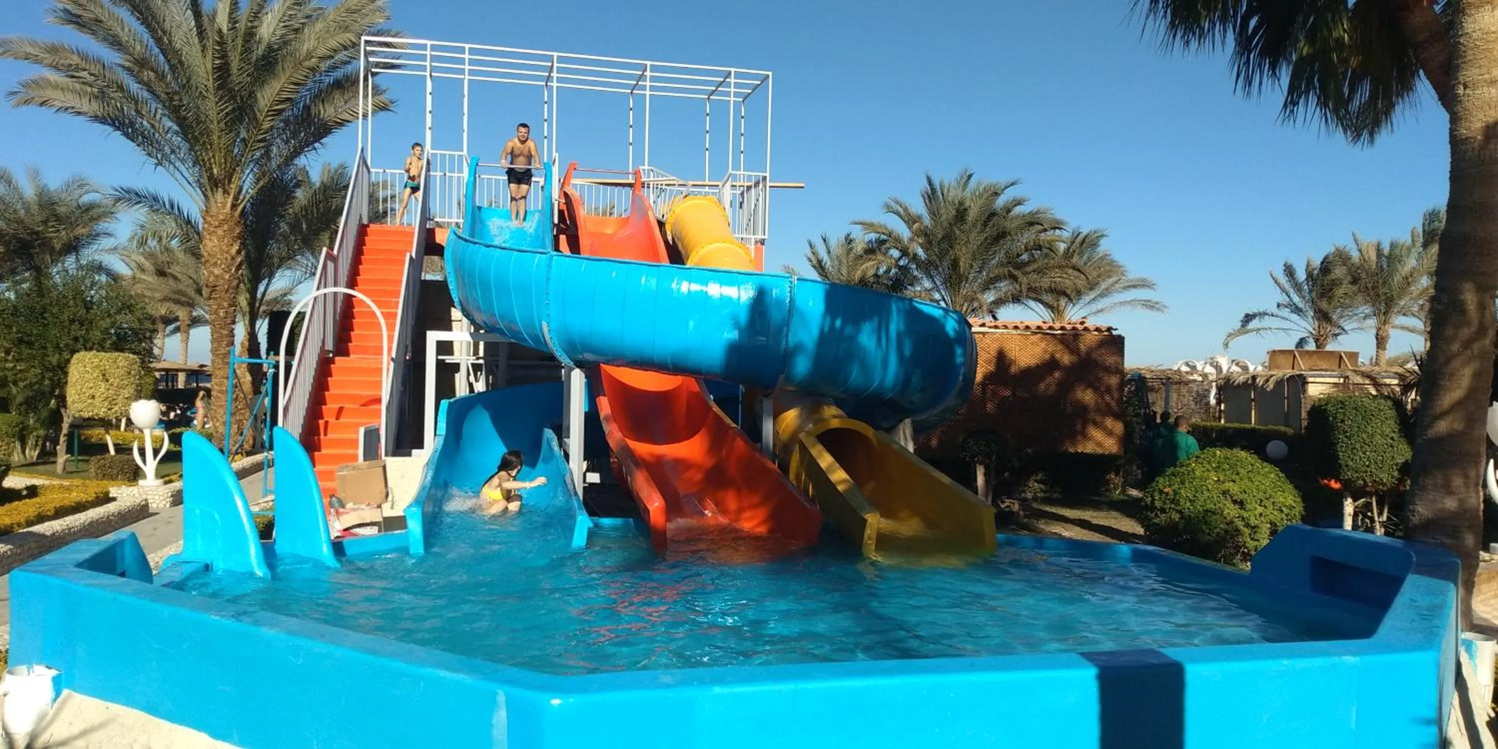 Aqua park in Sand Beach Resort
