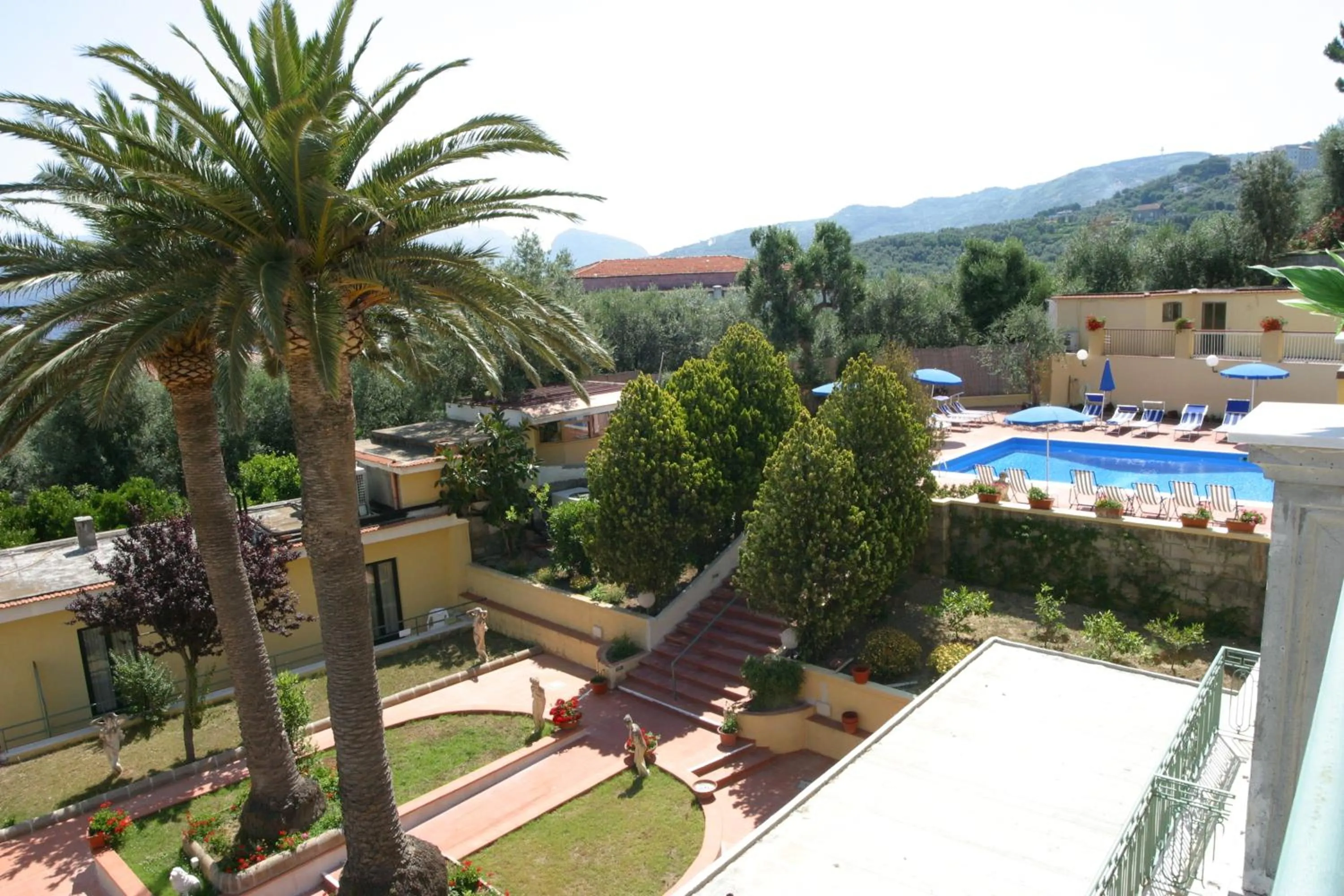 Pool view in Hotel Villa Igea