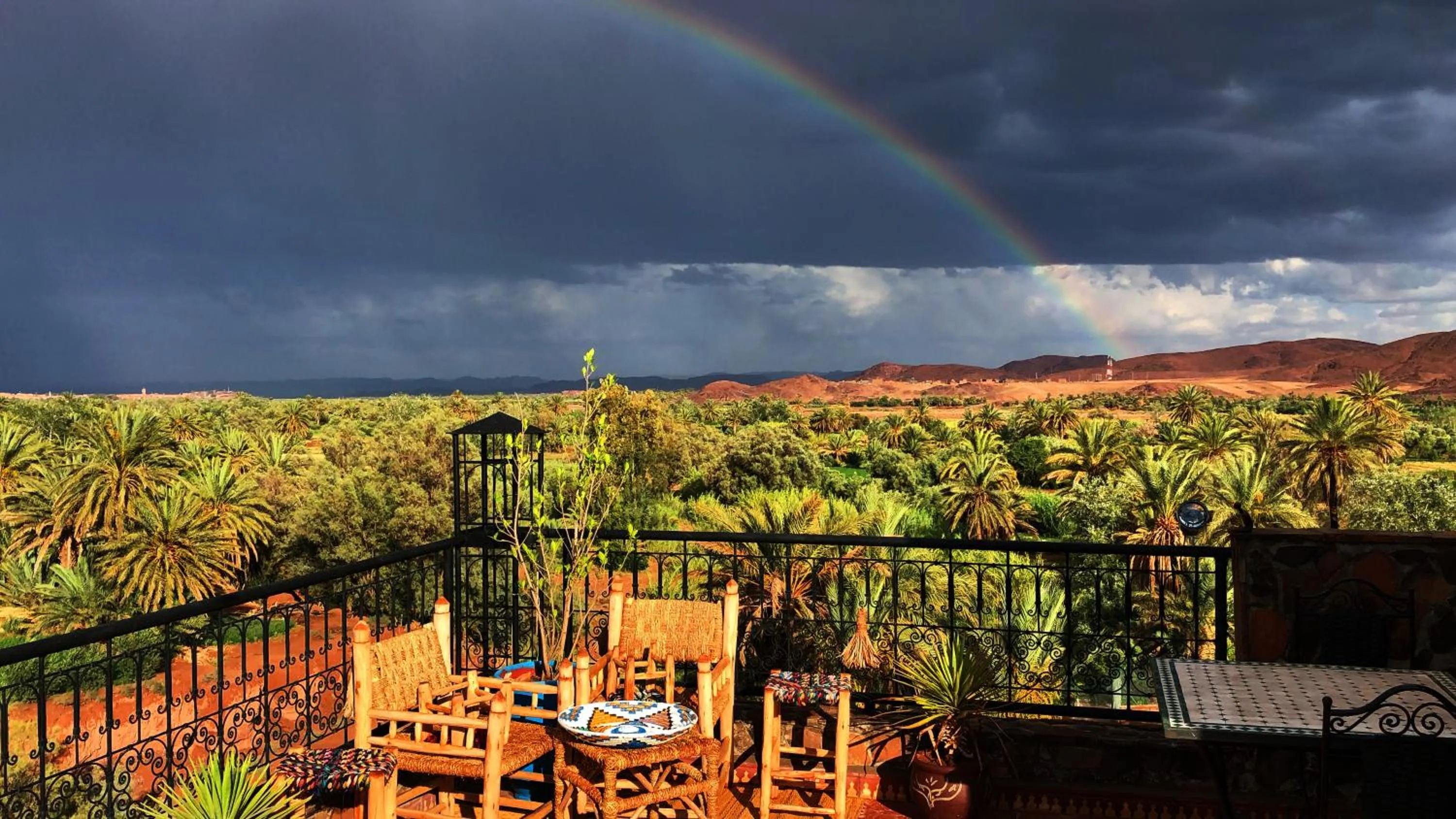 Balcony/Terrace in Riad Chay & Boutique