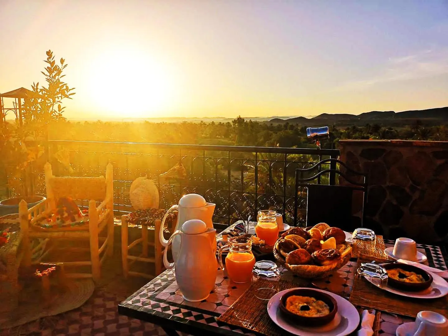 Continental breakfast in Riad Chay & Boutique