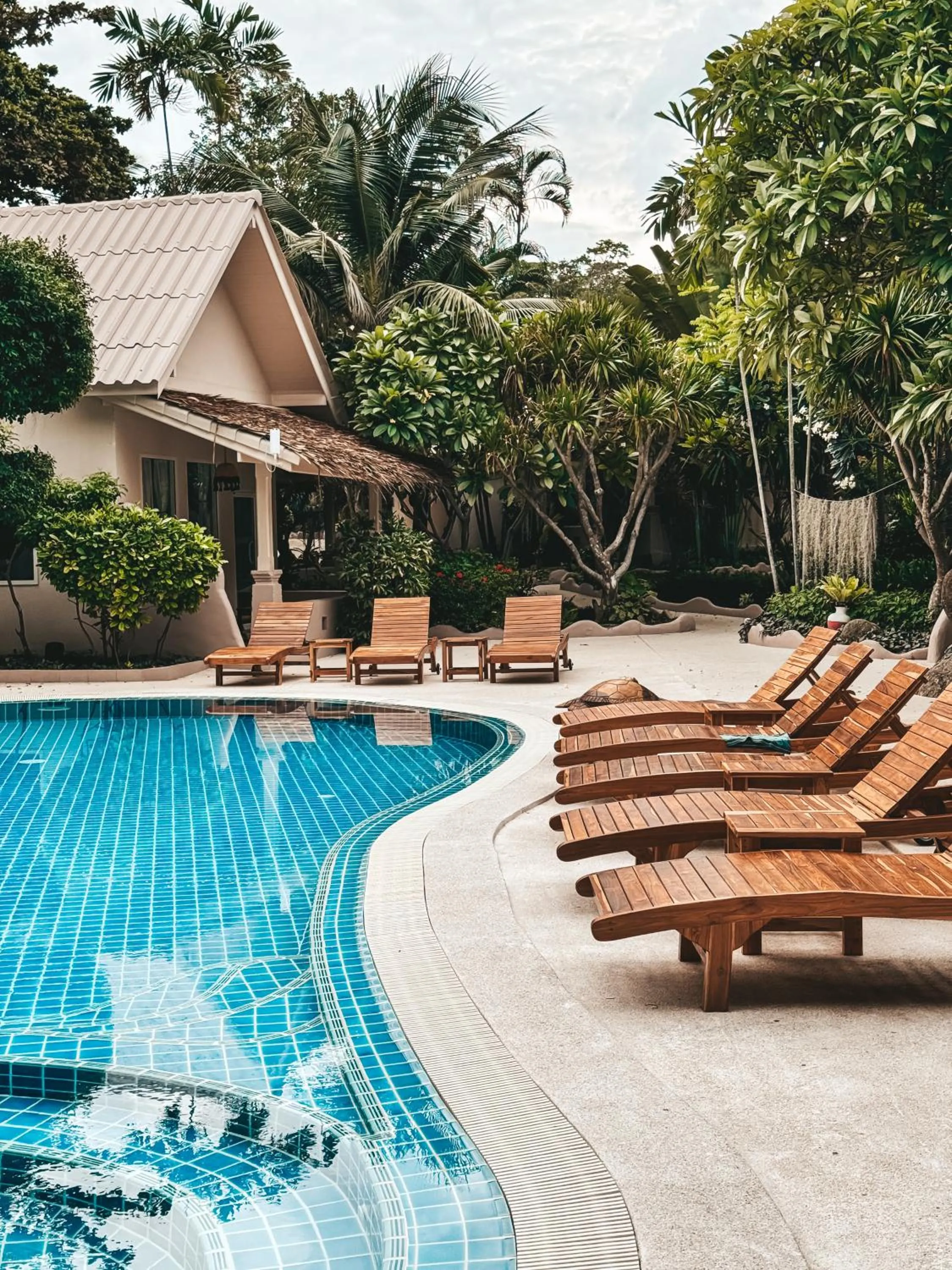 Pool view in Blue Turtle Hotel Samui