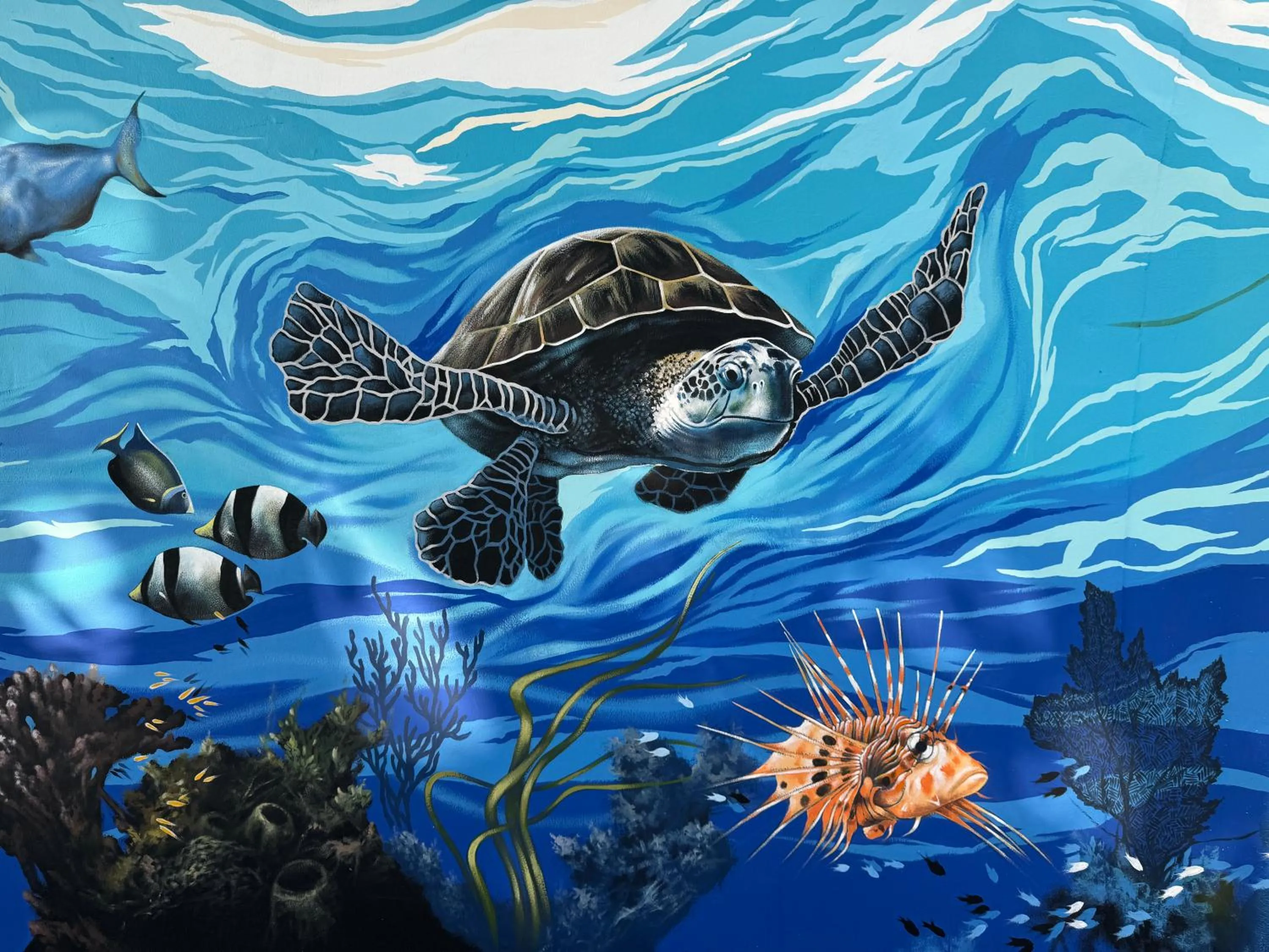 Decorative detail in Blue Turtle Hotel Samui