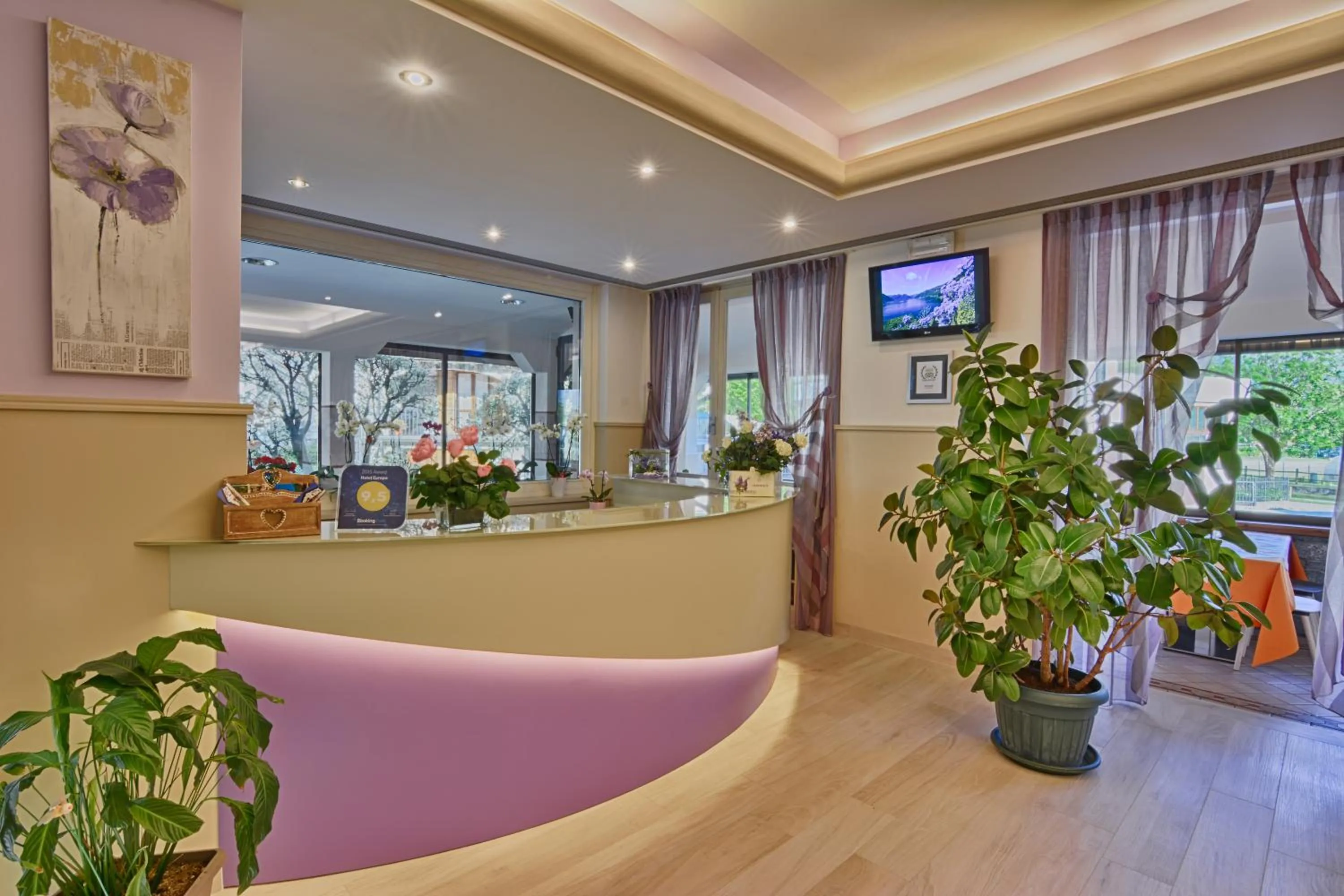 Lobby or reception in Hotel Europa - Sorico