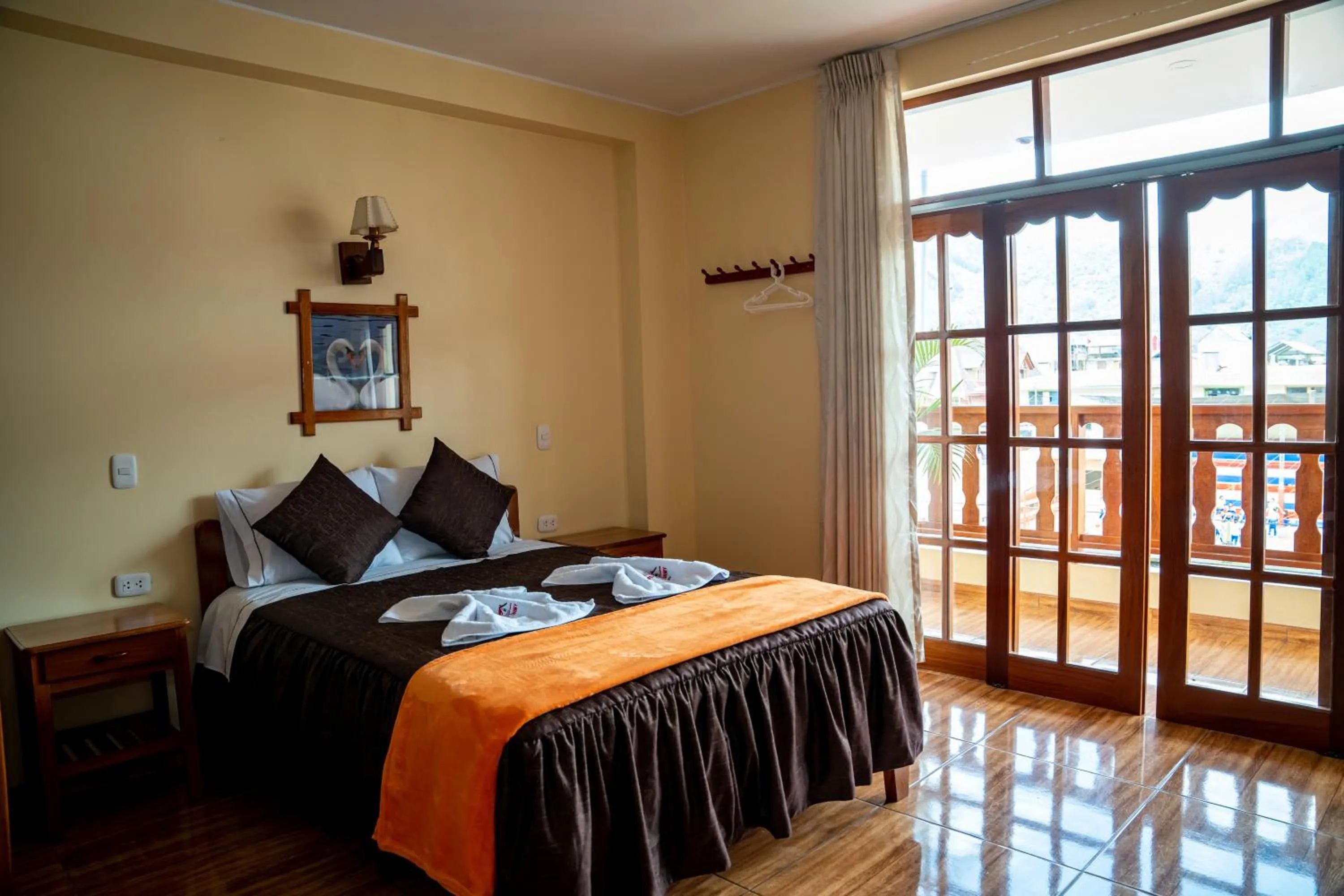 Bed in Hospedaje Chimy