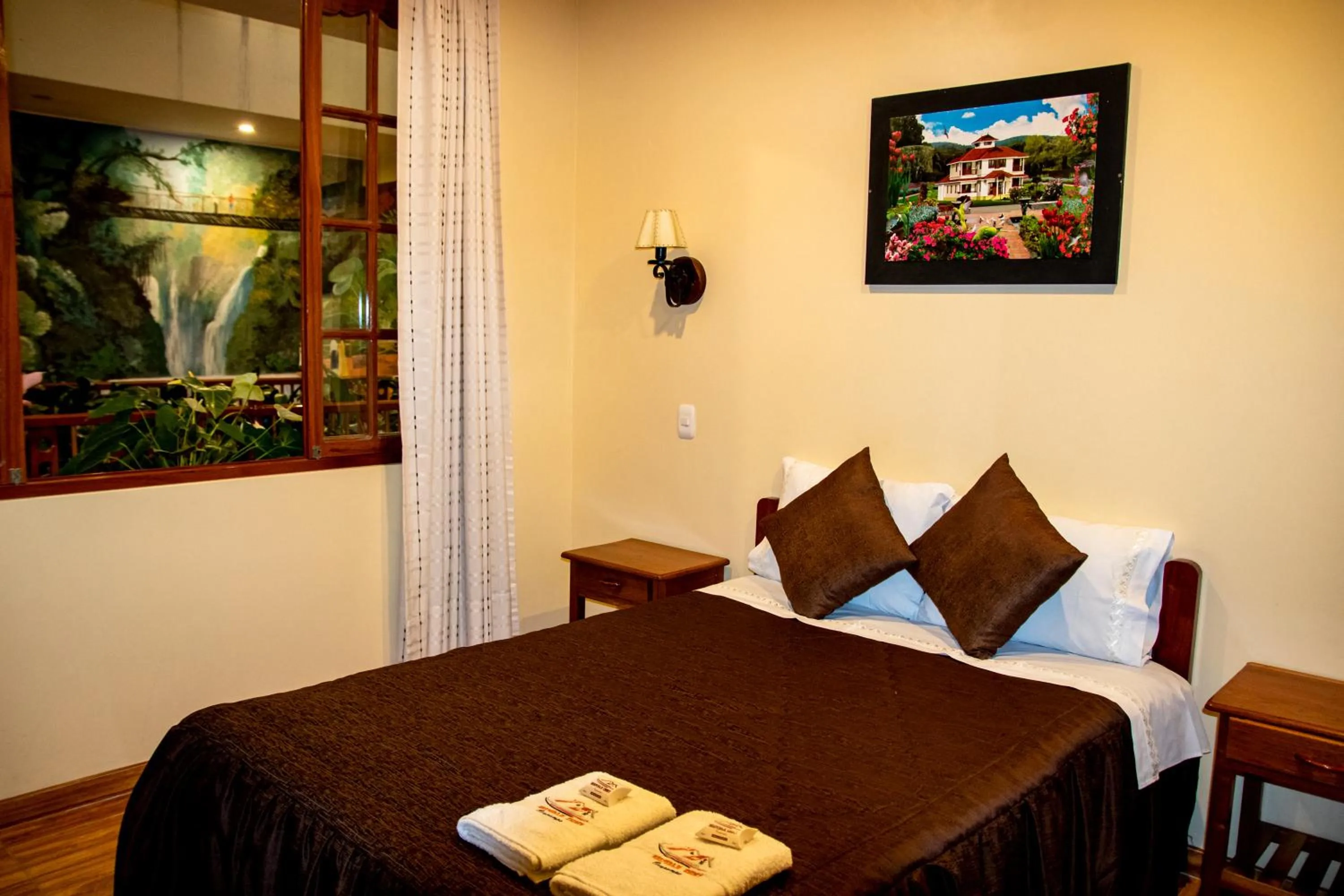 Bed in Hospedaje Chimy
