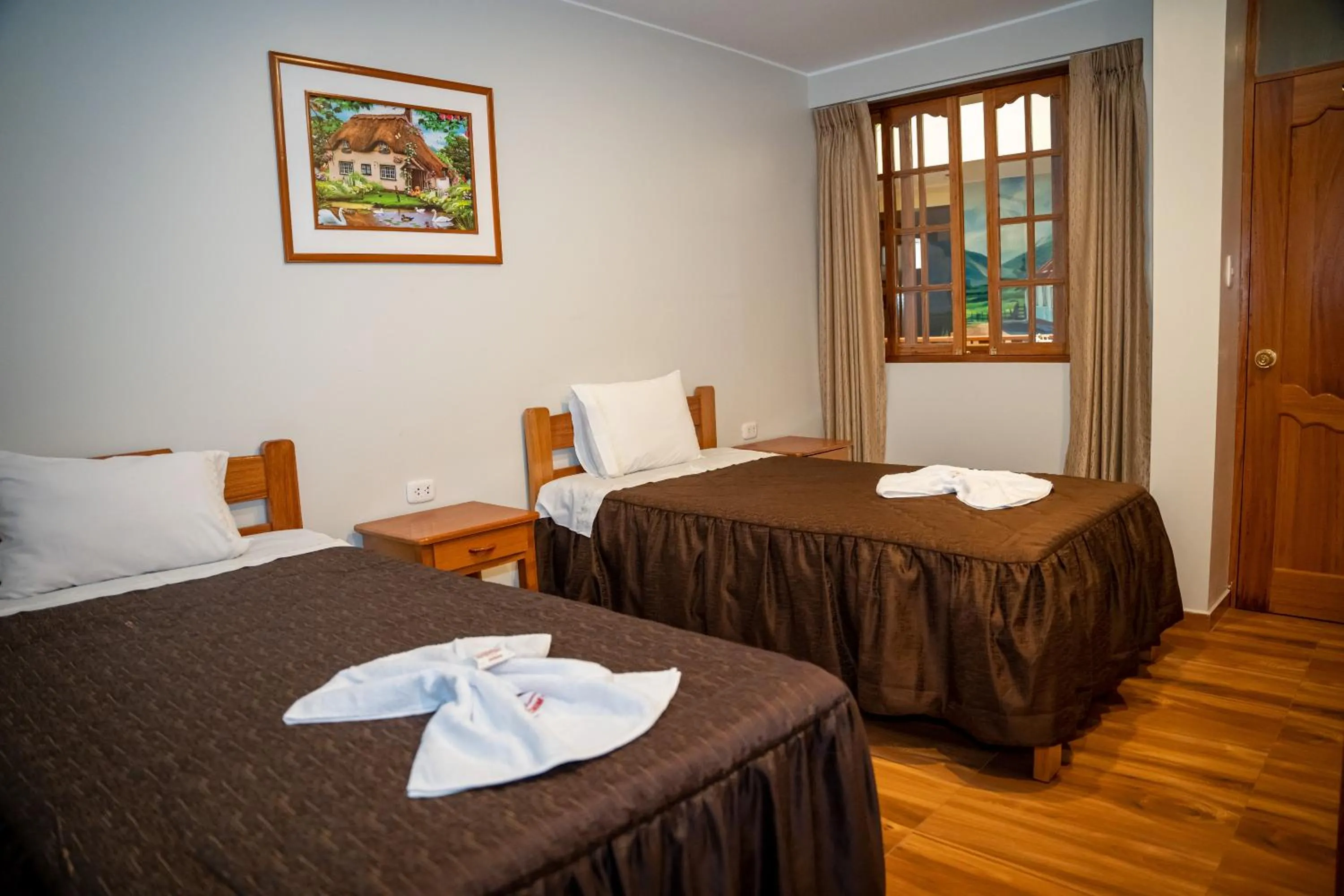 Bed in Hospedaje Chimy