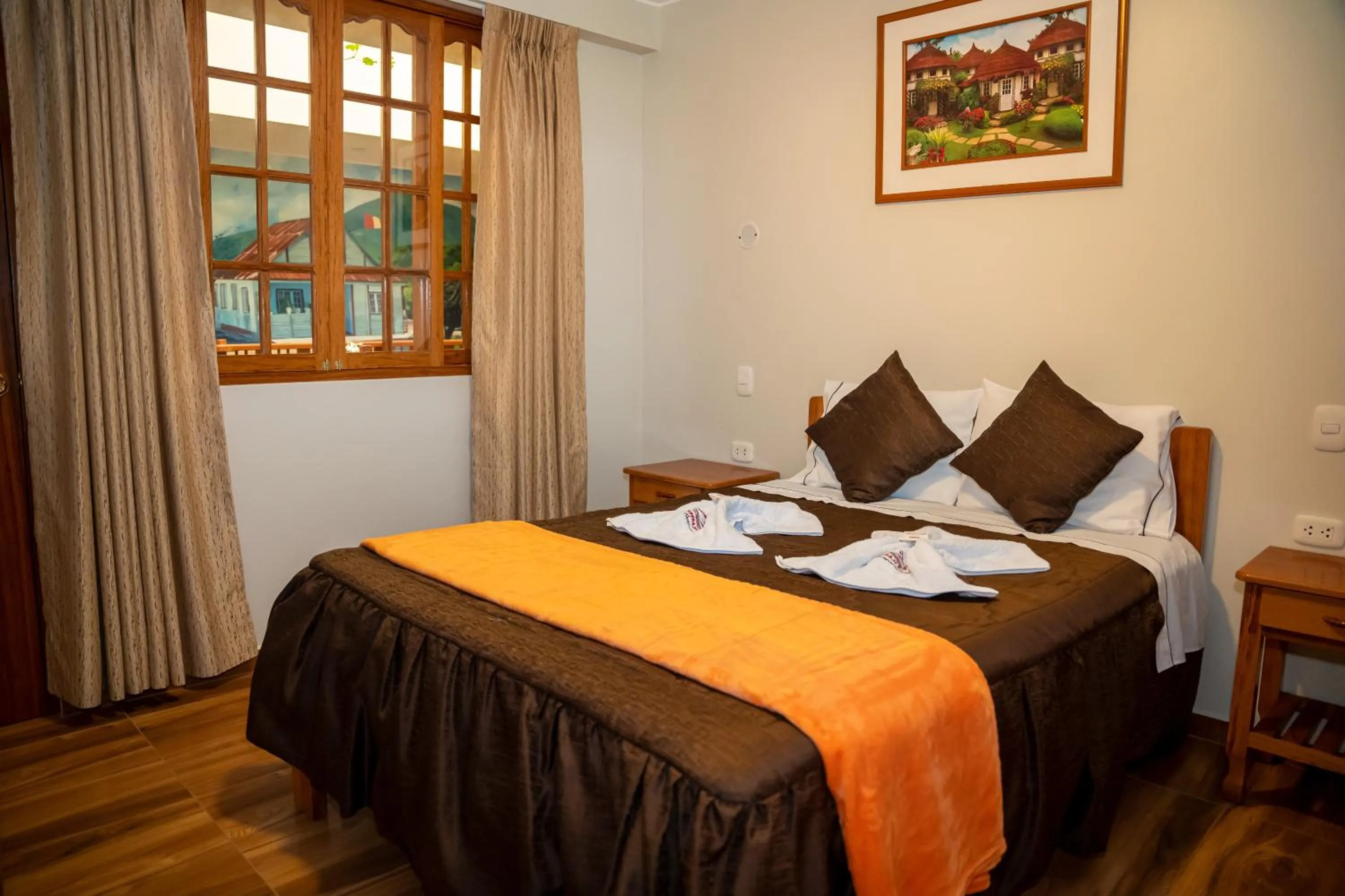 Bed in Hospedaje Chimy