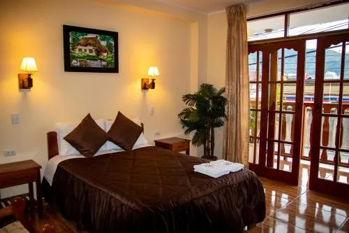 Bed in Hospedaje Chimy