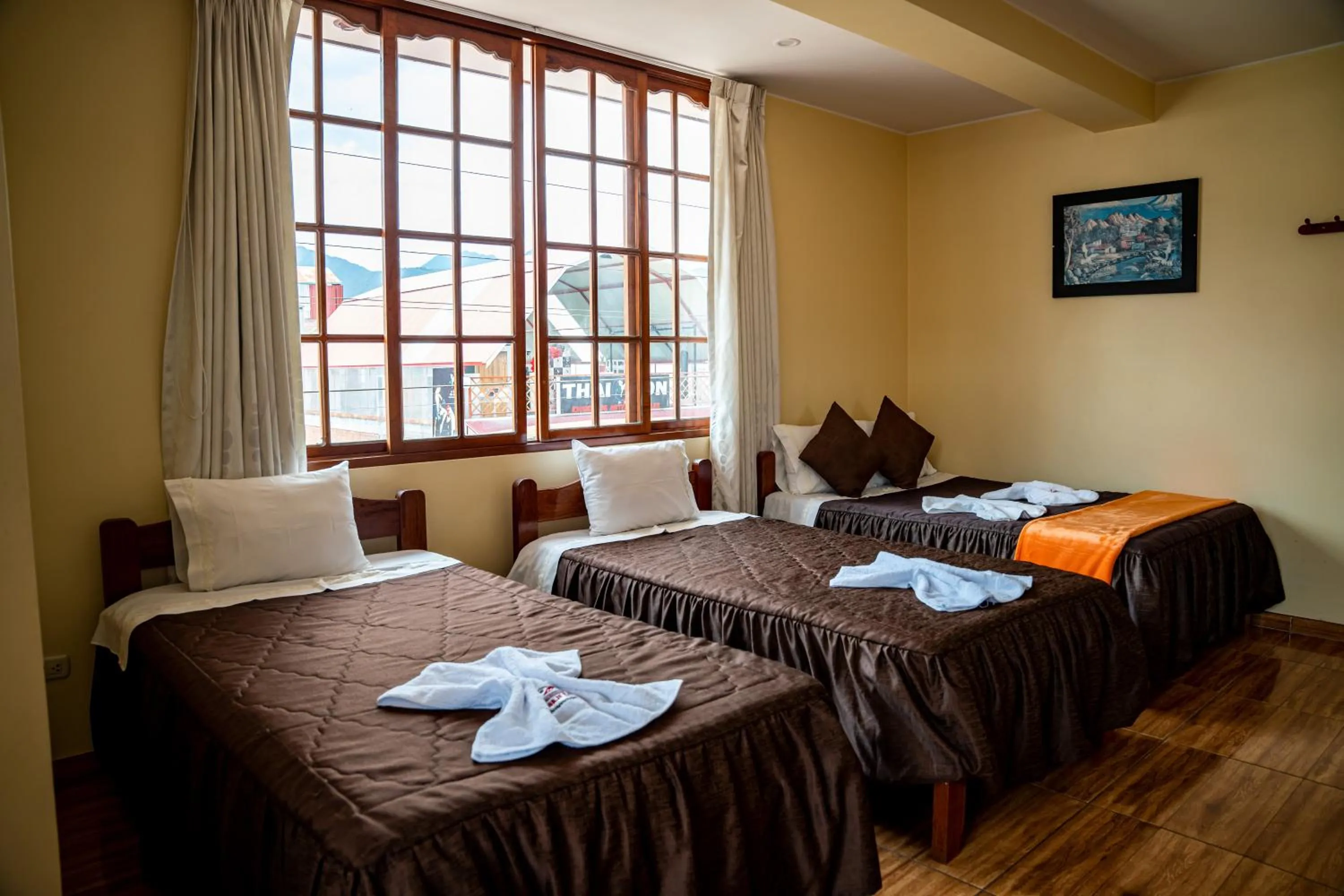 Bed in Hospedaje Chimy