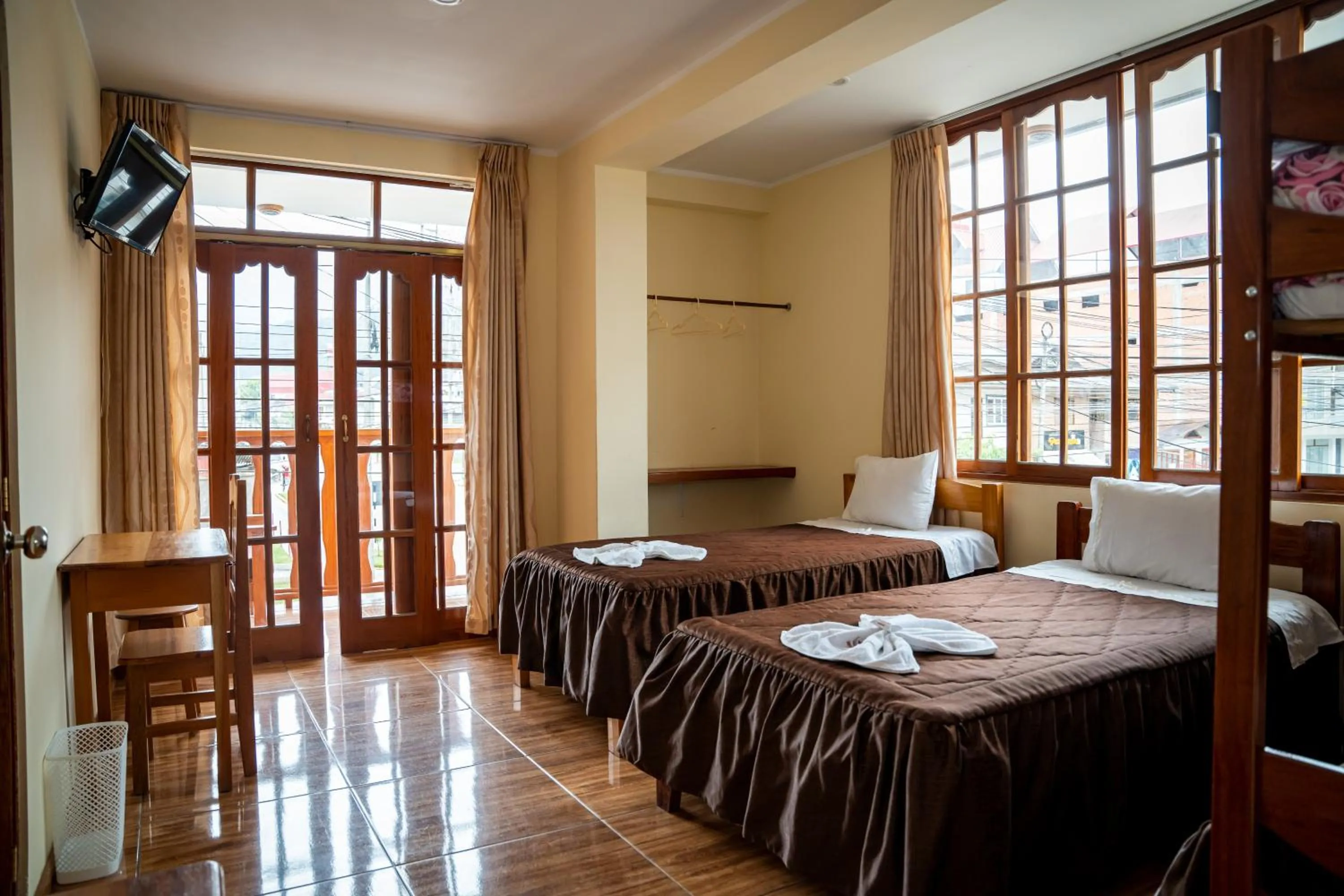 Bed in Hospedaje Chimy