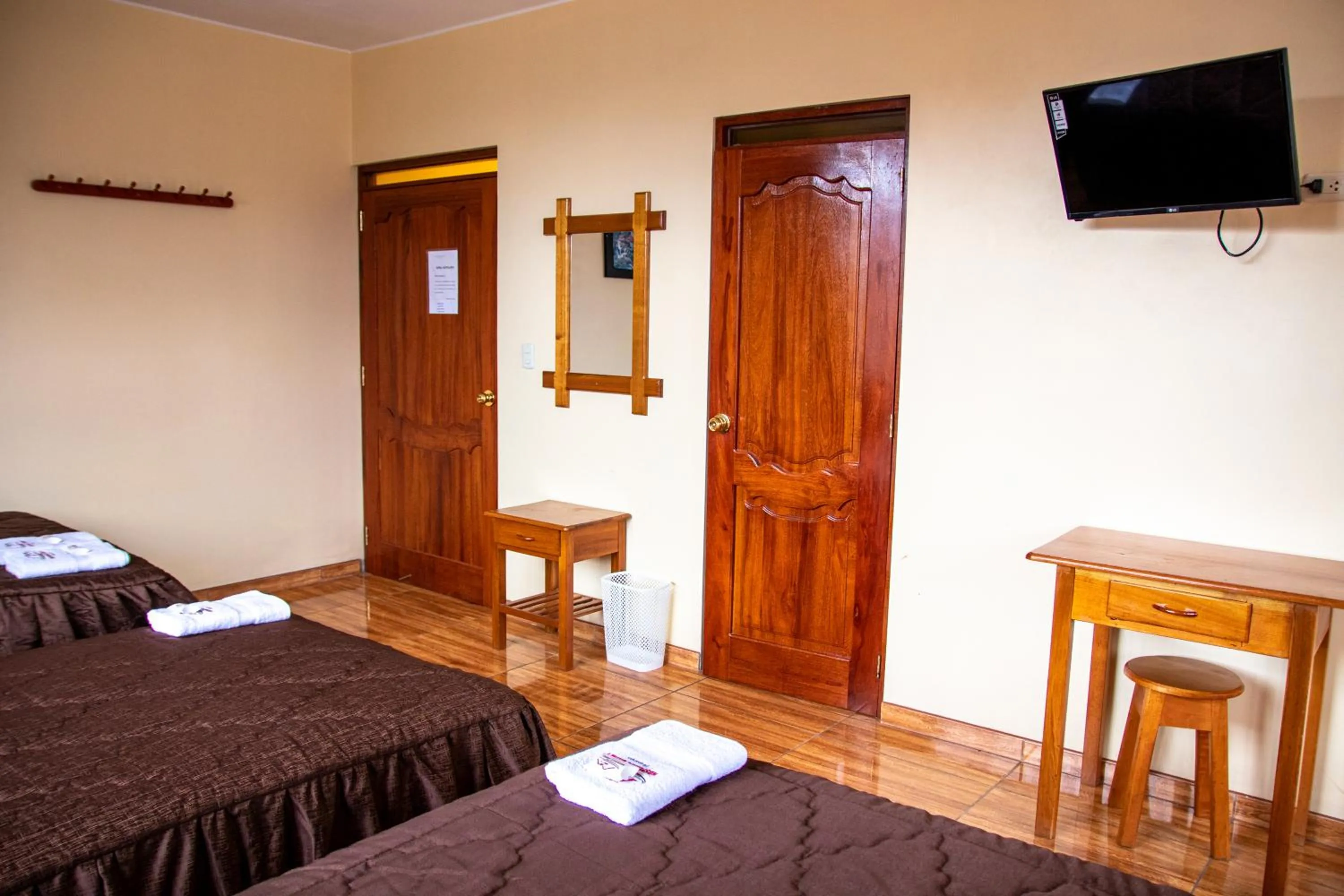 Bed in Hospedaje Chimy