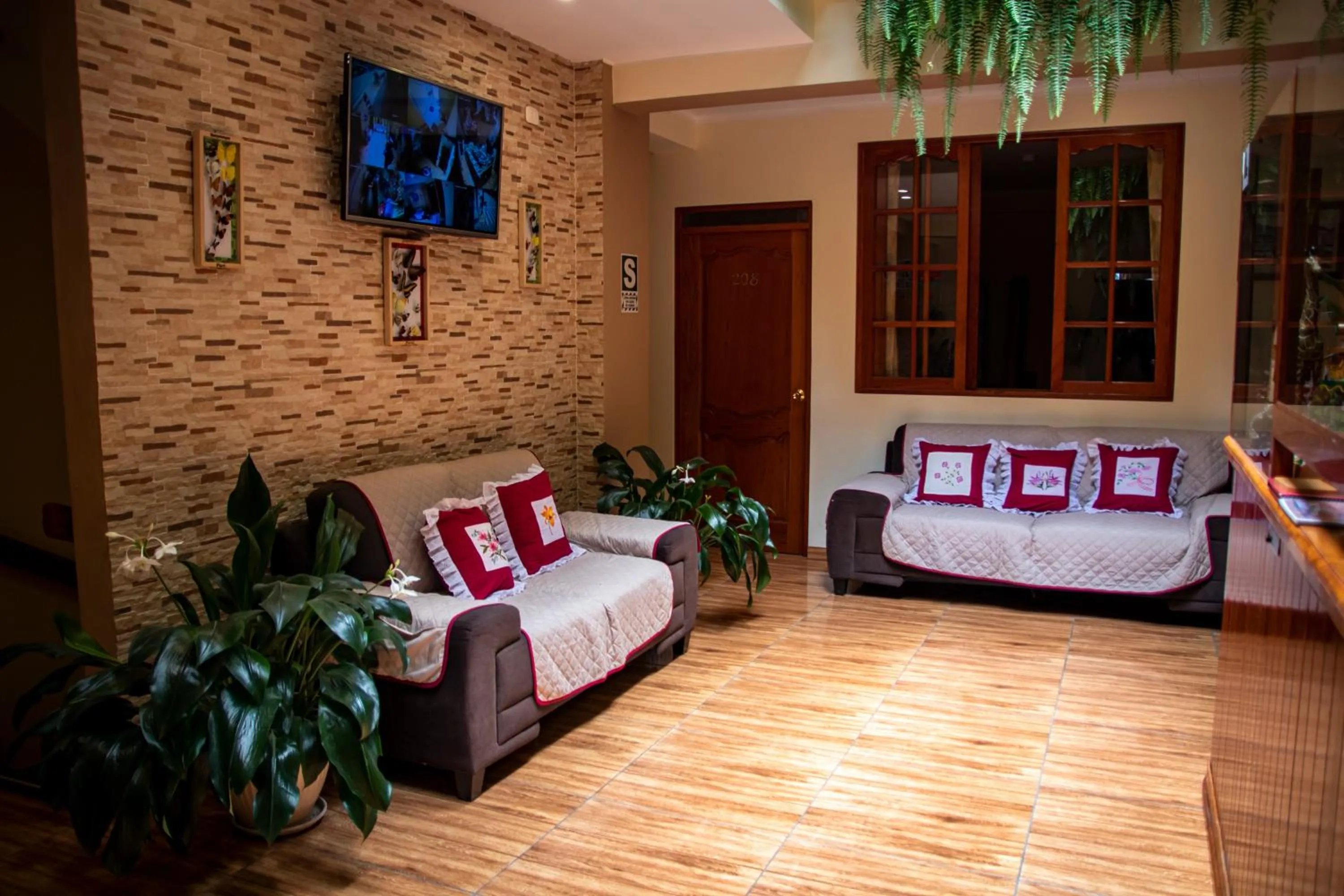 Bed in Hospedaje Chimy