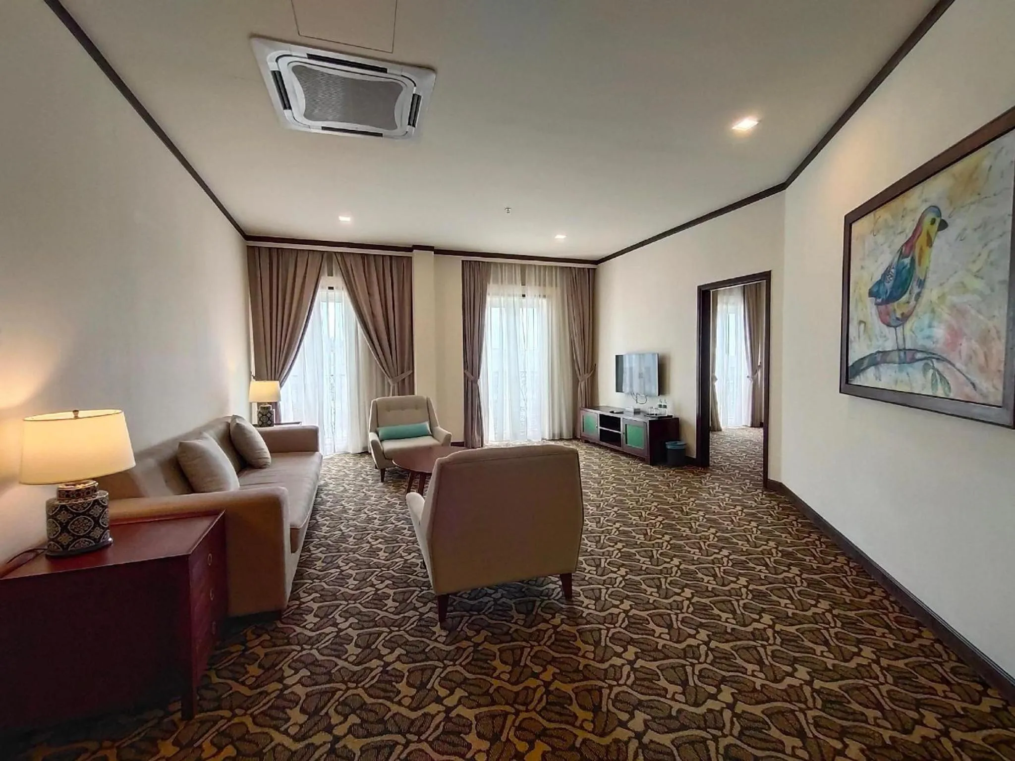 Living room in Riviera Suites Melaka