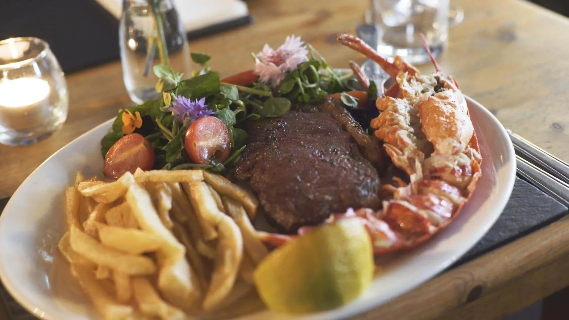 Food close-up in White Horse & Griffin