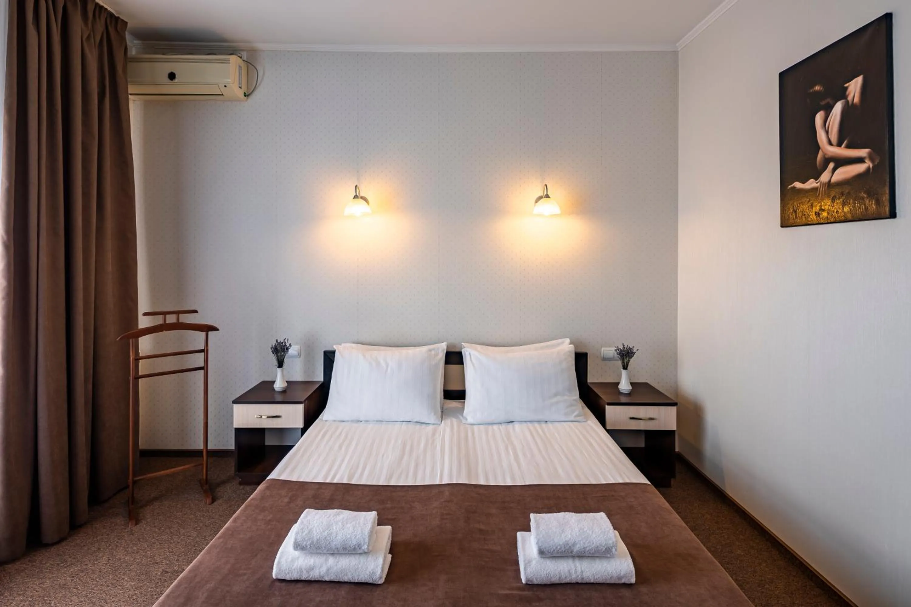 Bed in Hotel Galaktika