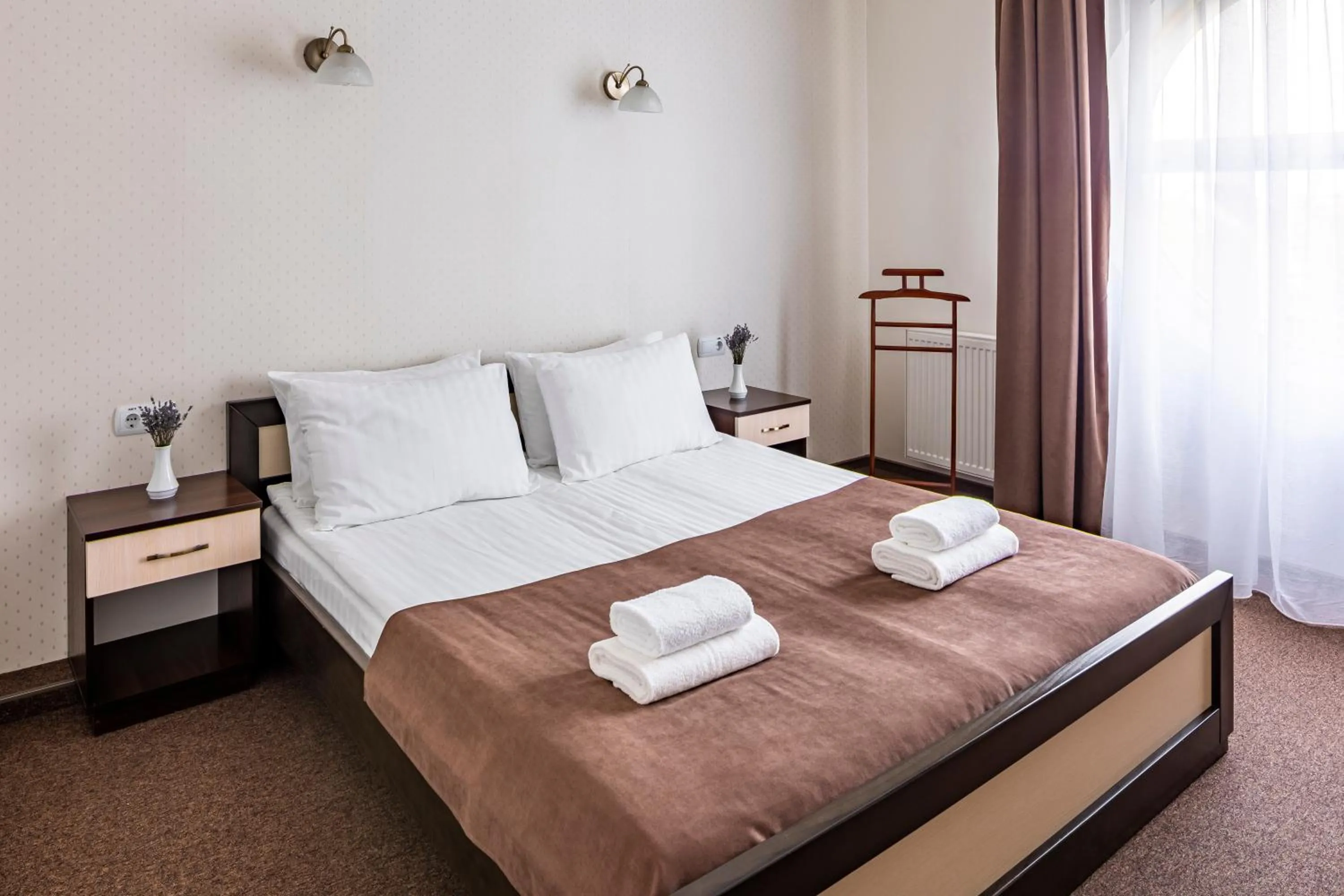 Bed in Hotel Galaktika