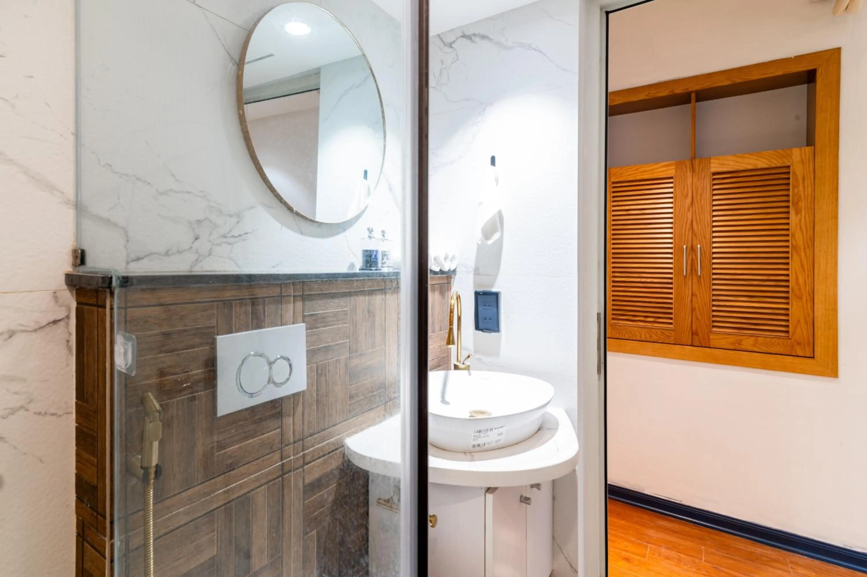 Bathroom in SaziHome Le Thanh Tong Hanoi