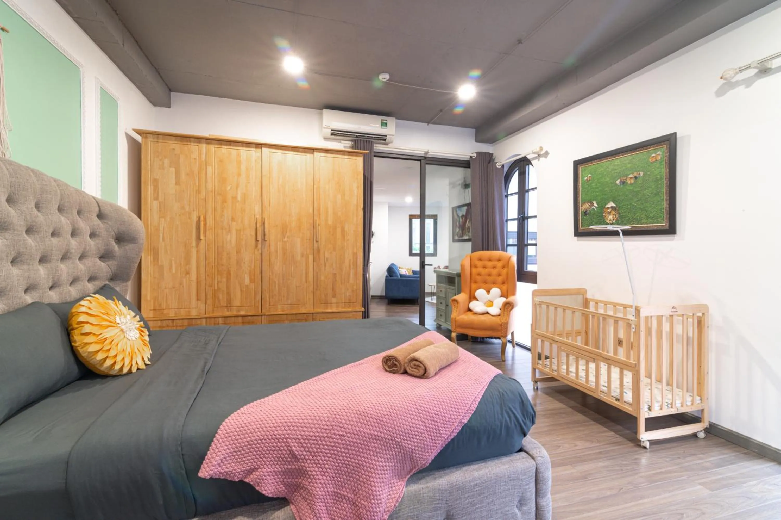 Bedroom, Bed in SaziHome Le Thanh Tong Hanoi