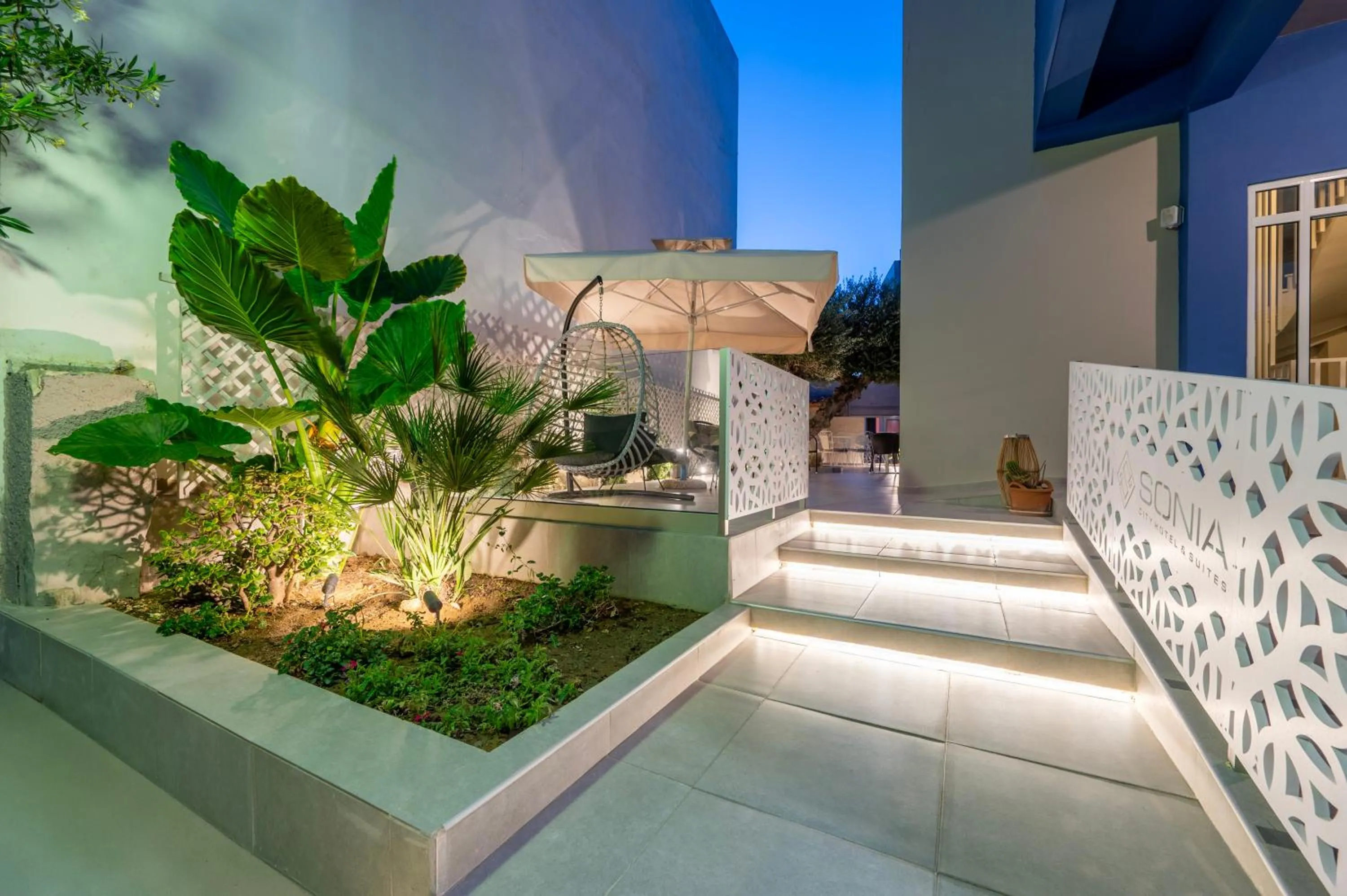 Patio in Sonia Hotel & Suites - Adults Only