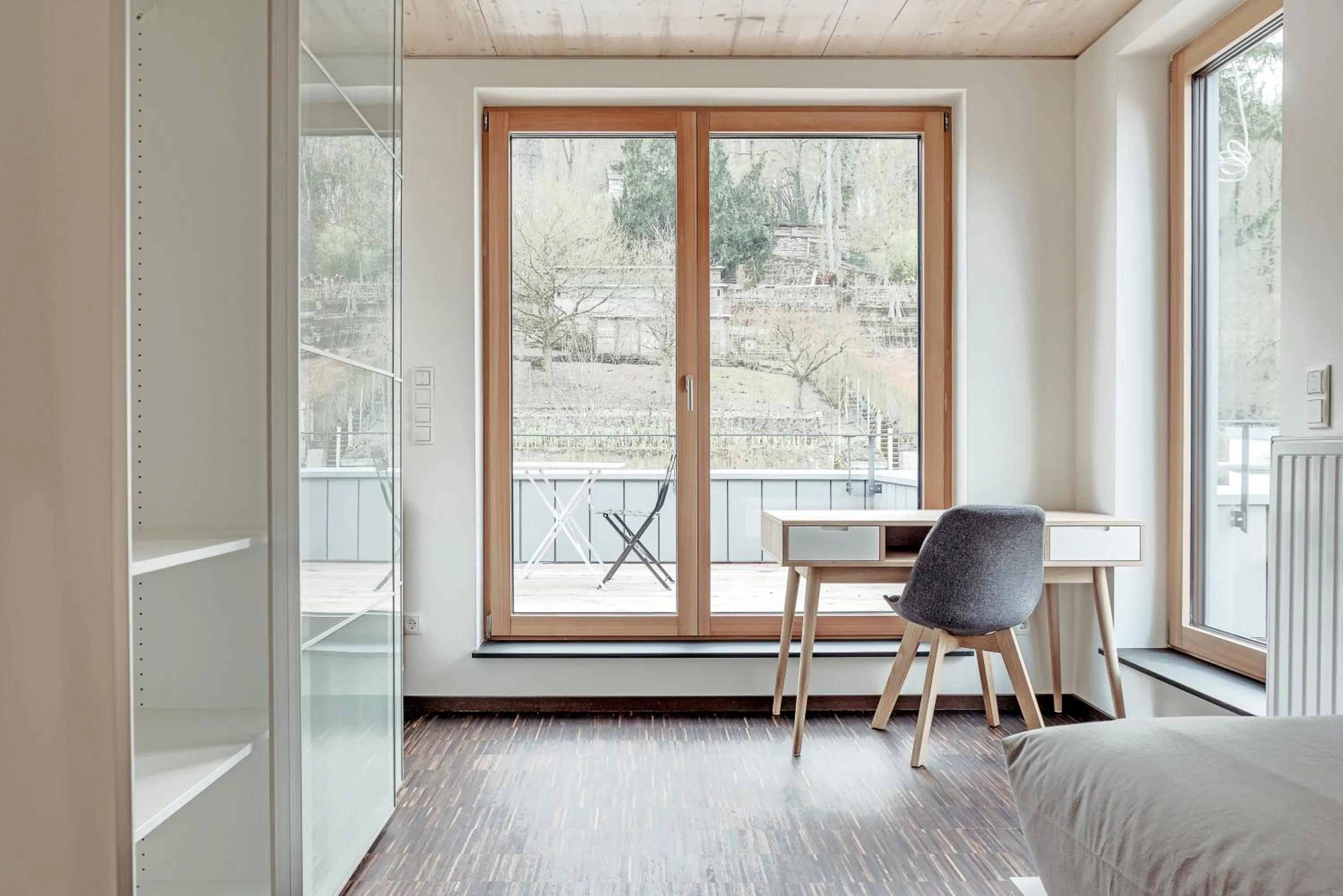 Seating area in Vistay apartments