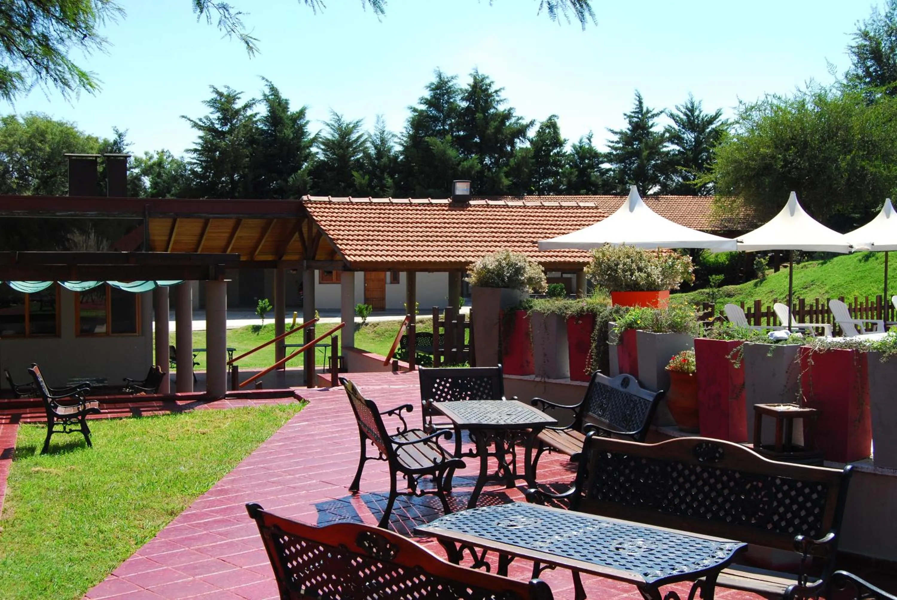 Patio in Harmonie Hotel De Montaña - Adults only