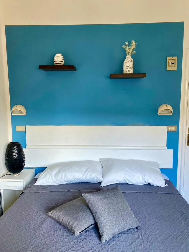 Bed in Hotel Villa Pozzi