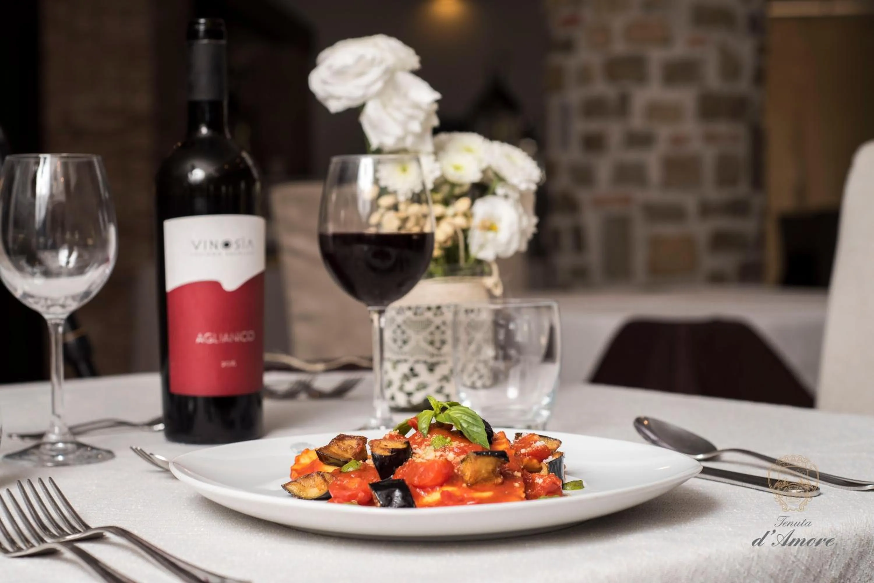 Food and drinks in Tenuta D'Amore