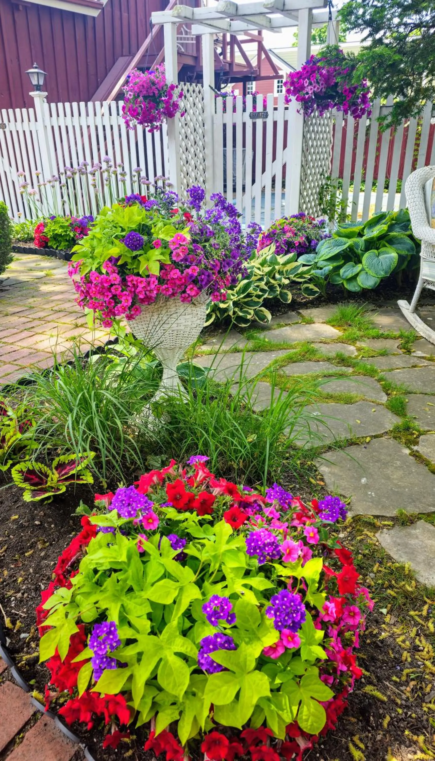 Garden view in Historic Wilson-Guy House