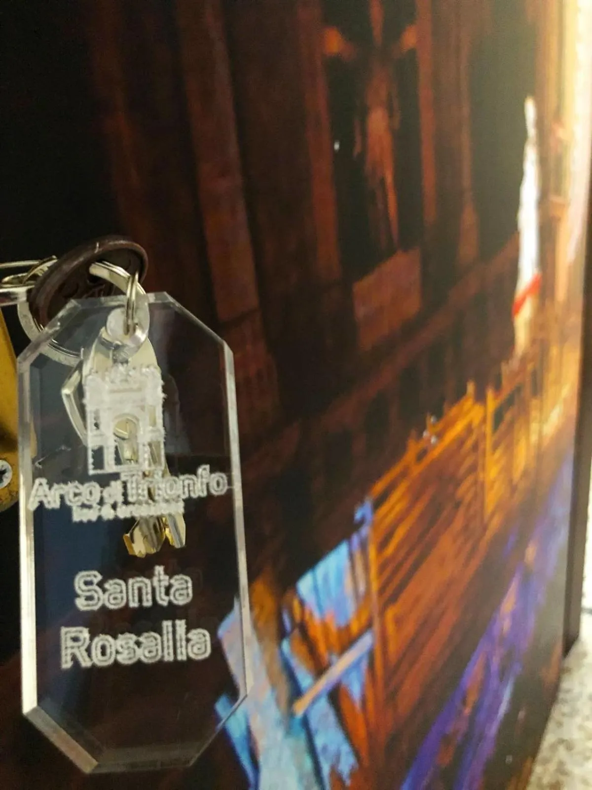 Decorative detail in Arco di Trionfo Palermo Bed & Breakfast