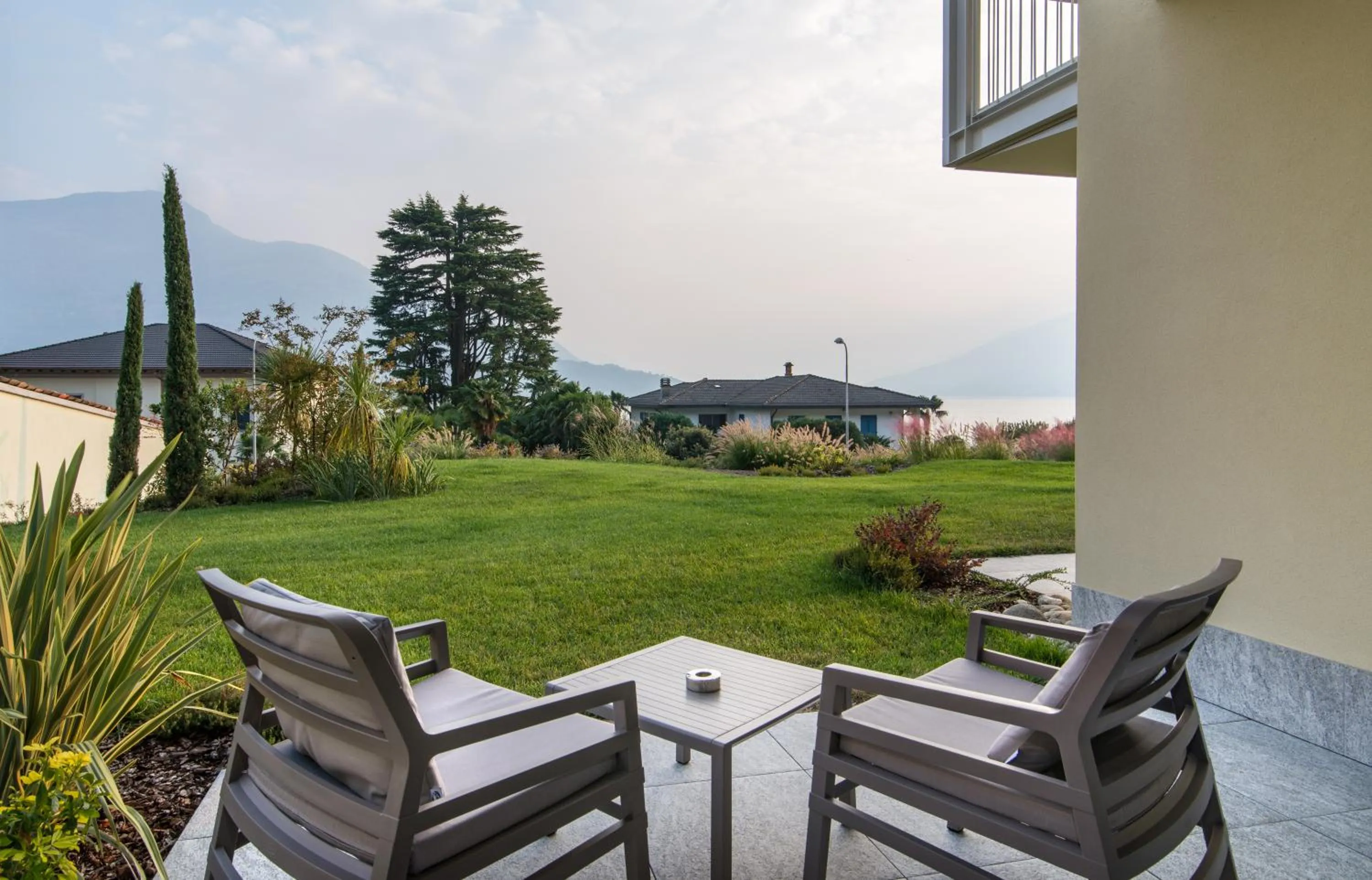 Patio in Hotel Domaso