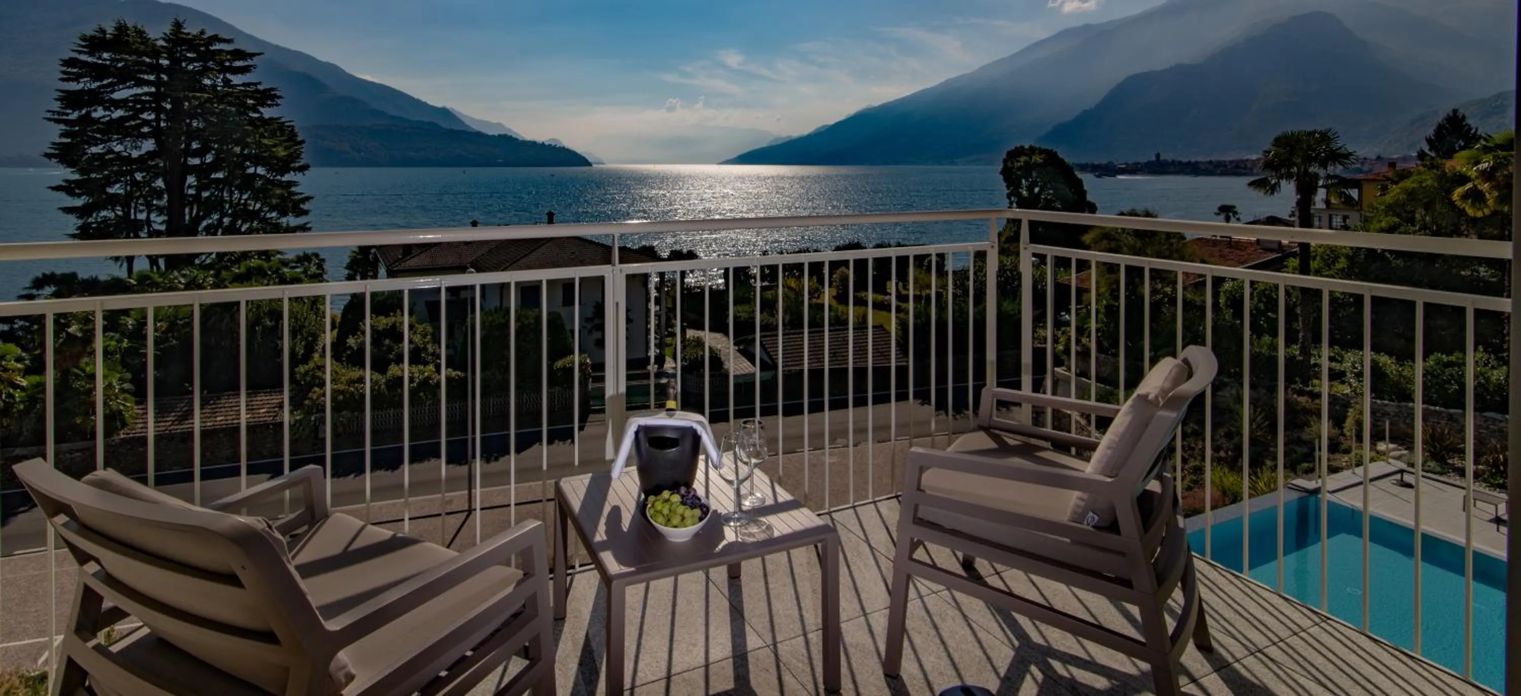 Balcony/Terrace in Hotel Domaso