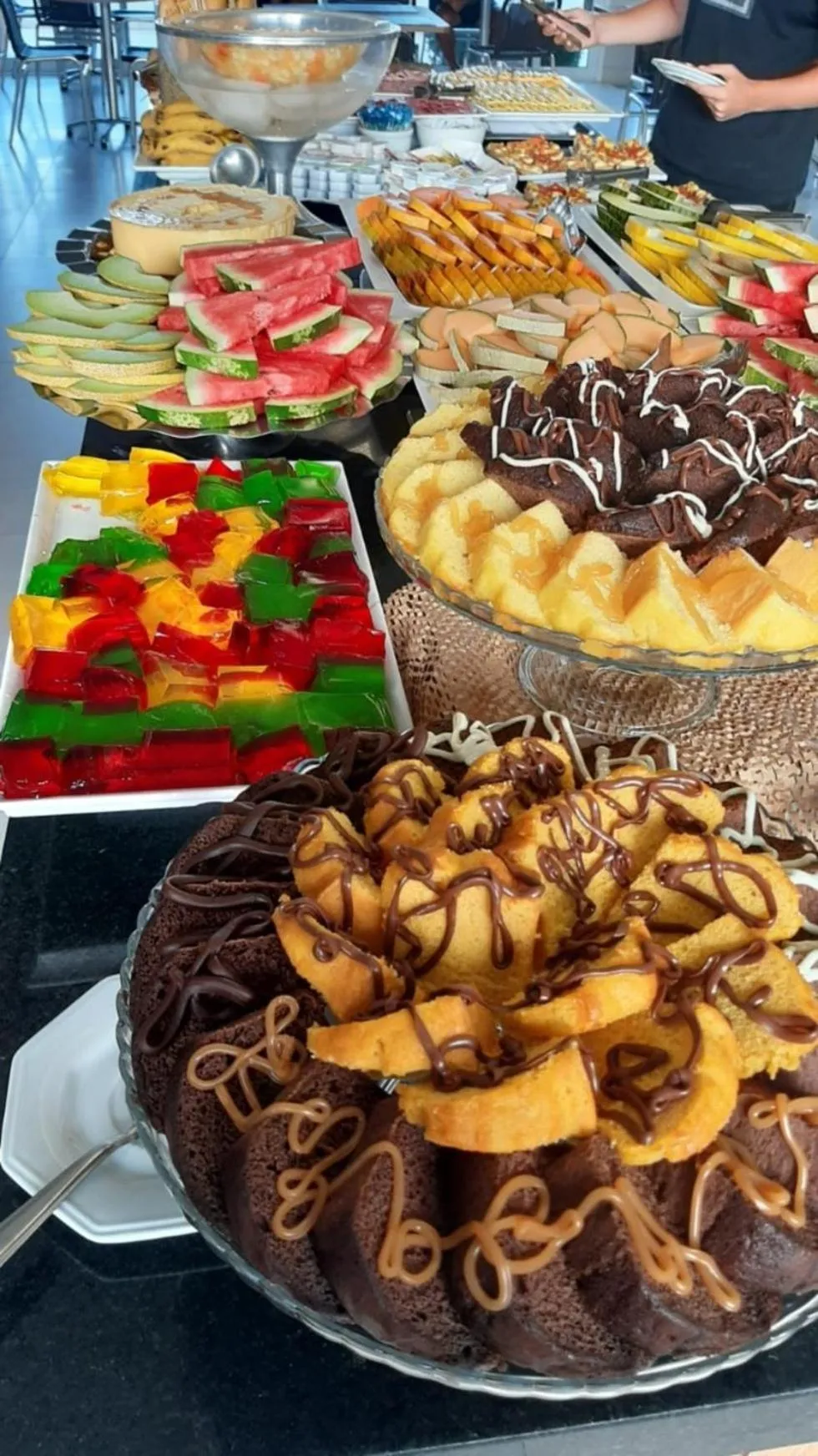 Buffet breakfast in Belluno Apart Hotel