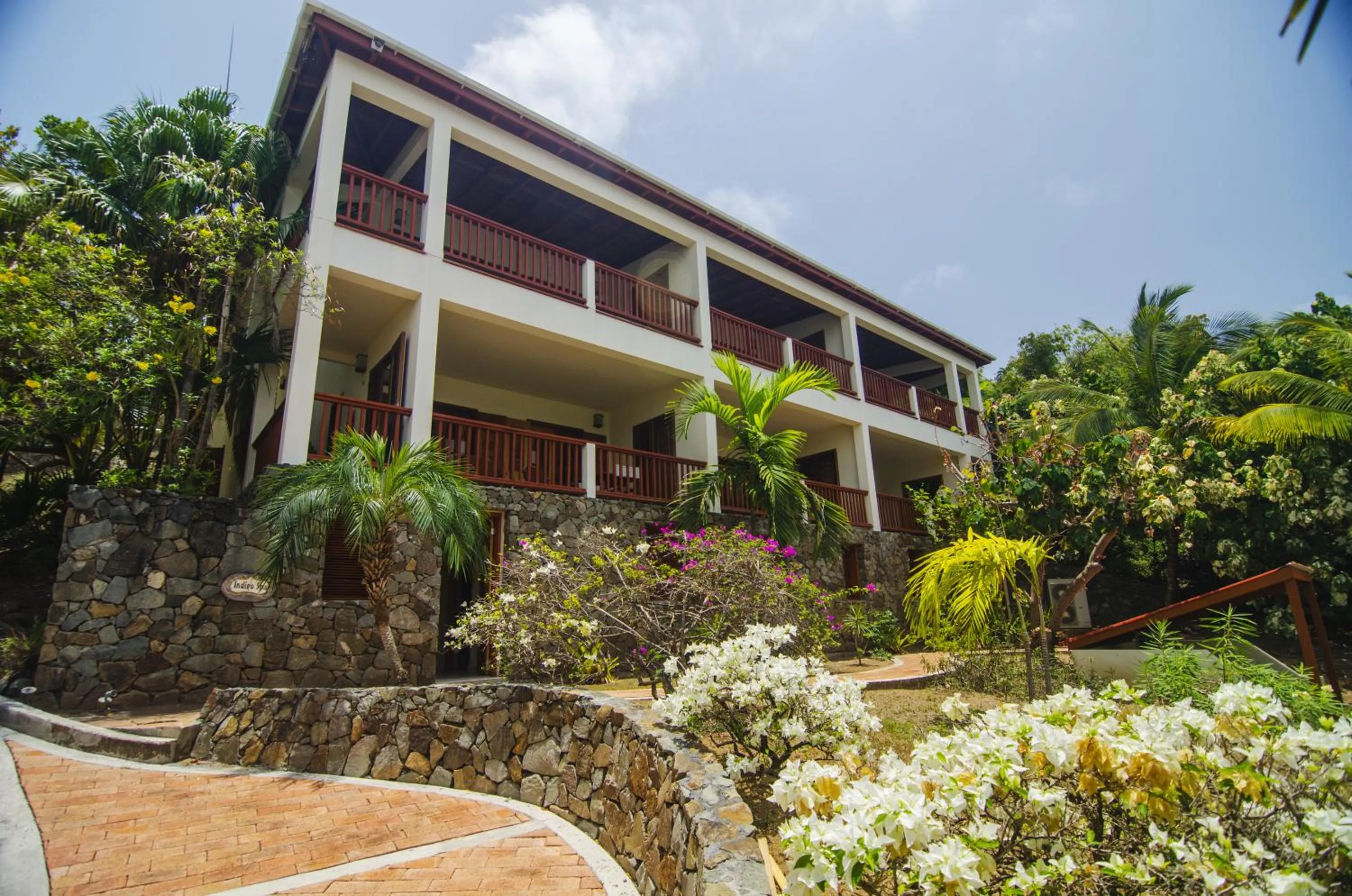 Garden view in Antigua Superyacht Marina & Resort