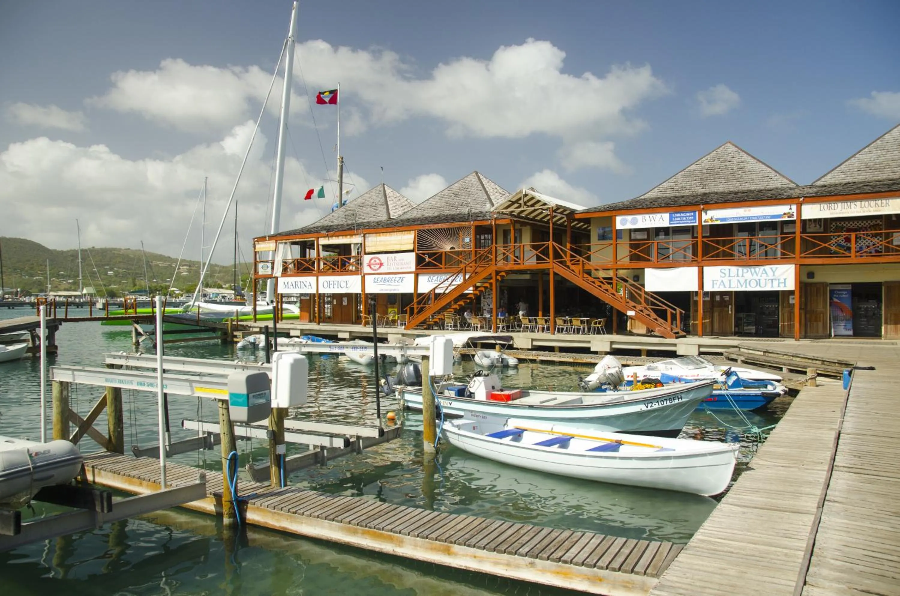 On-site shops in Antigua Superyacht Marina & Resort