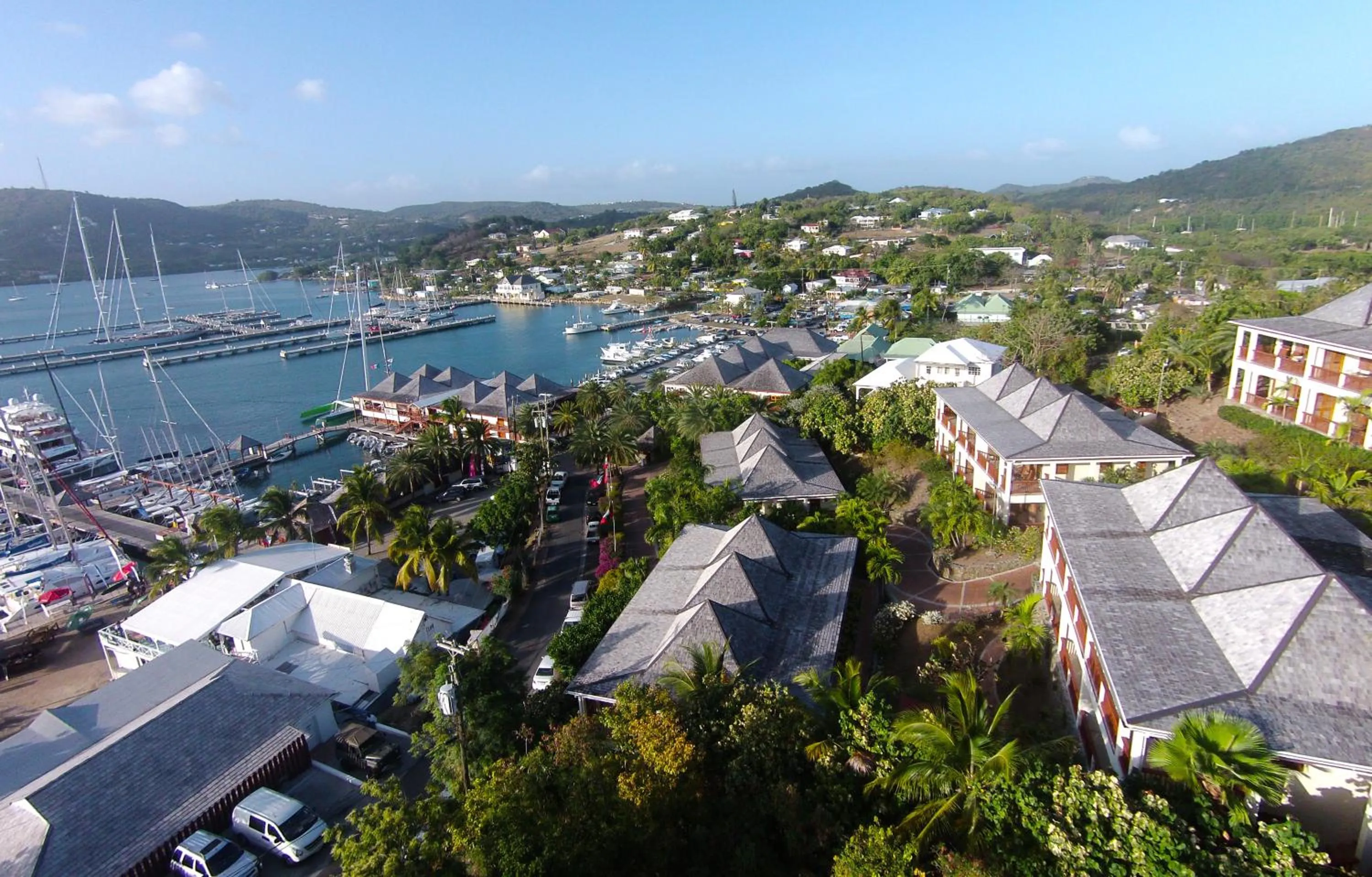 On site in Antigua Superyacht Marina & Resort