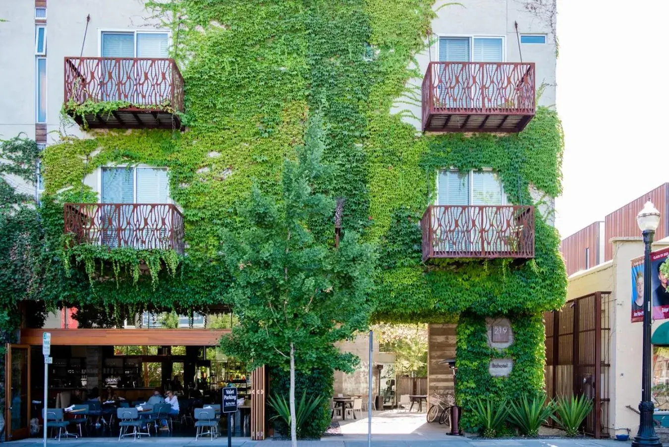 Property building in H2hotel Property building in H2hotel