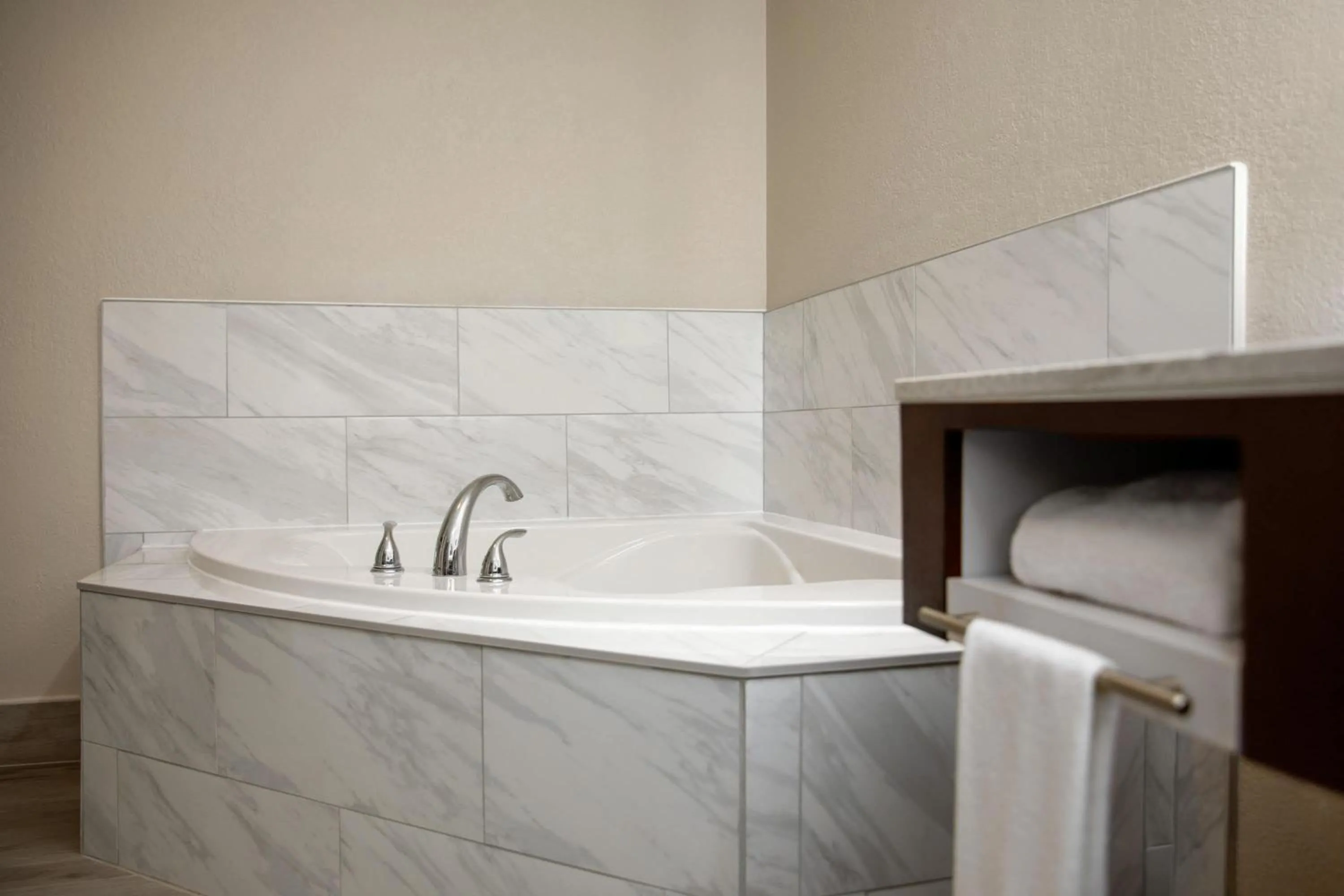 Bathroom in Days Inn by Wyndham Suites Fredericksburg