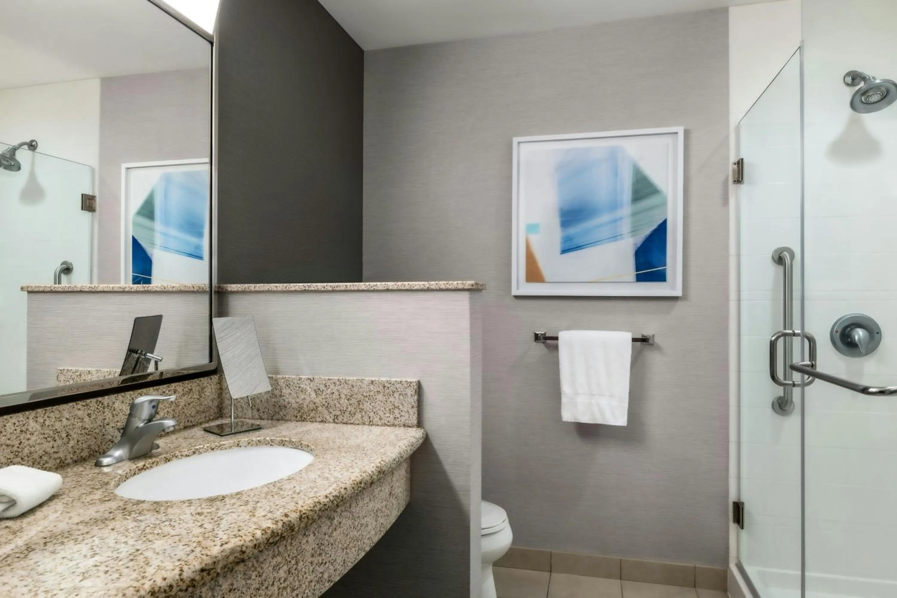 Bathroom in Courtyard Mt. Holly Westampton