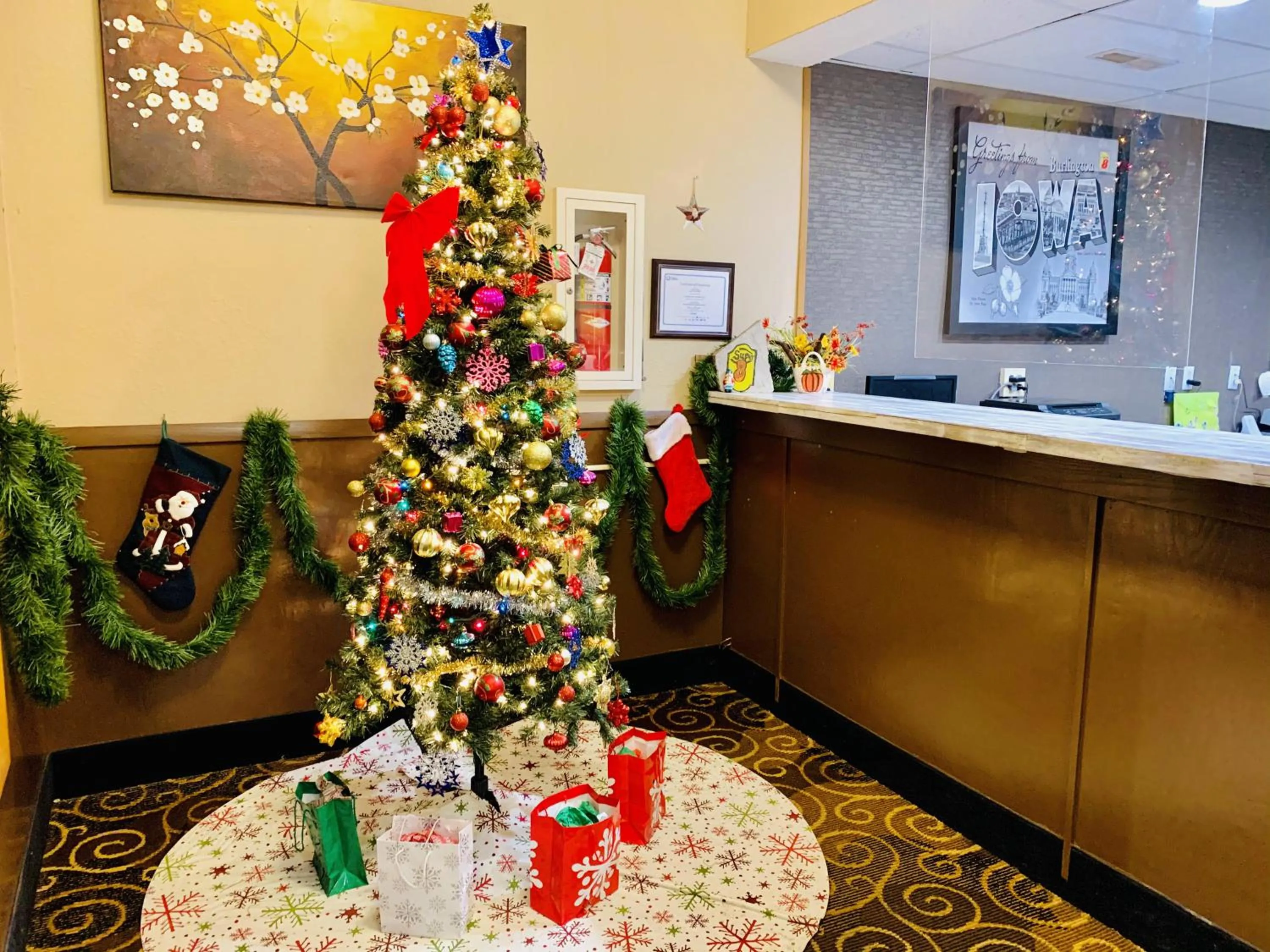 Lobby or reception in Super 8 by Wyndham Burlington