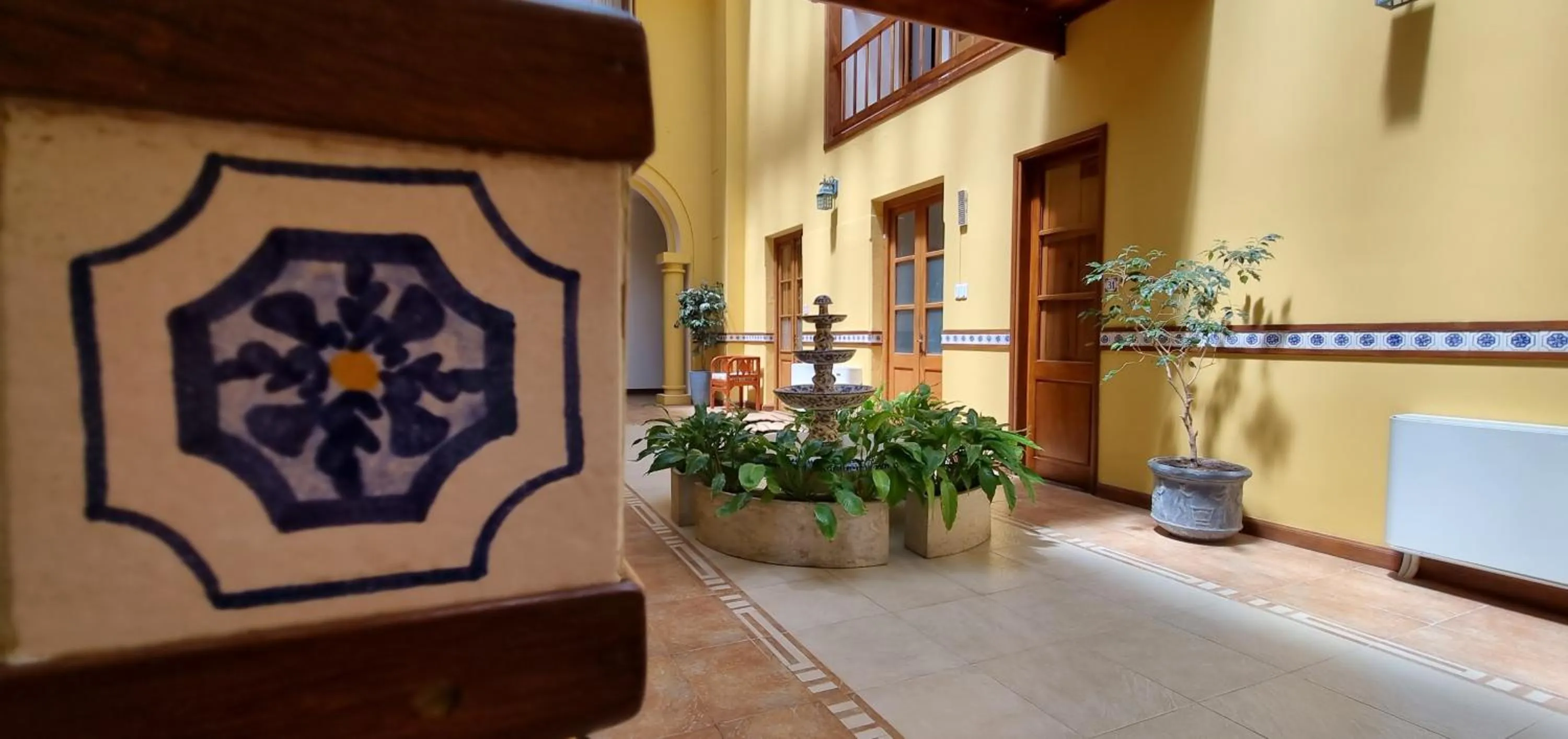 Patio in Hotel Italiano