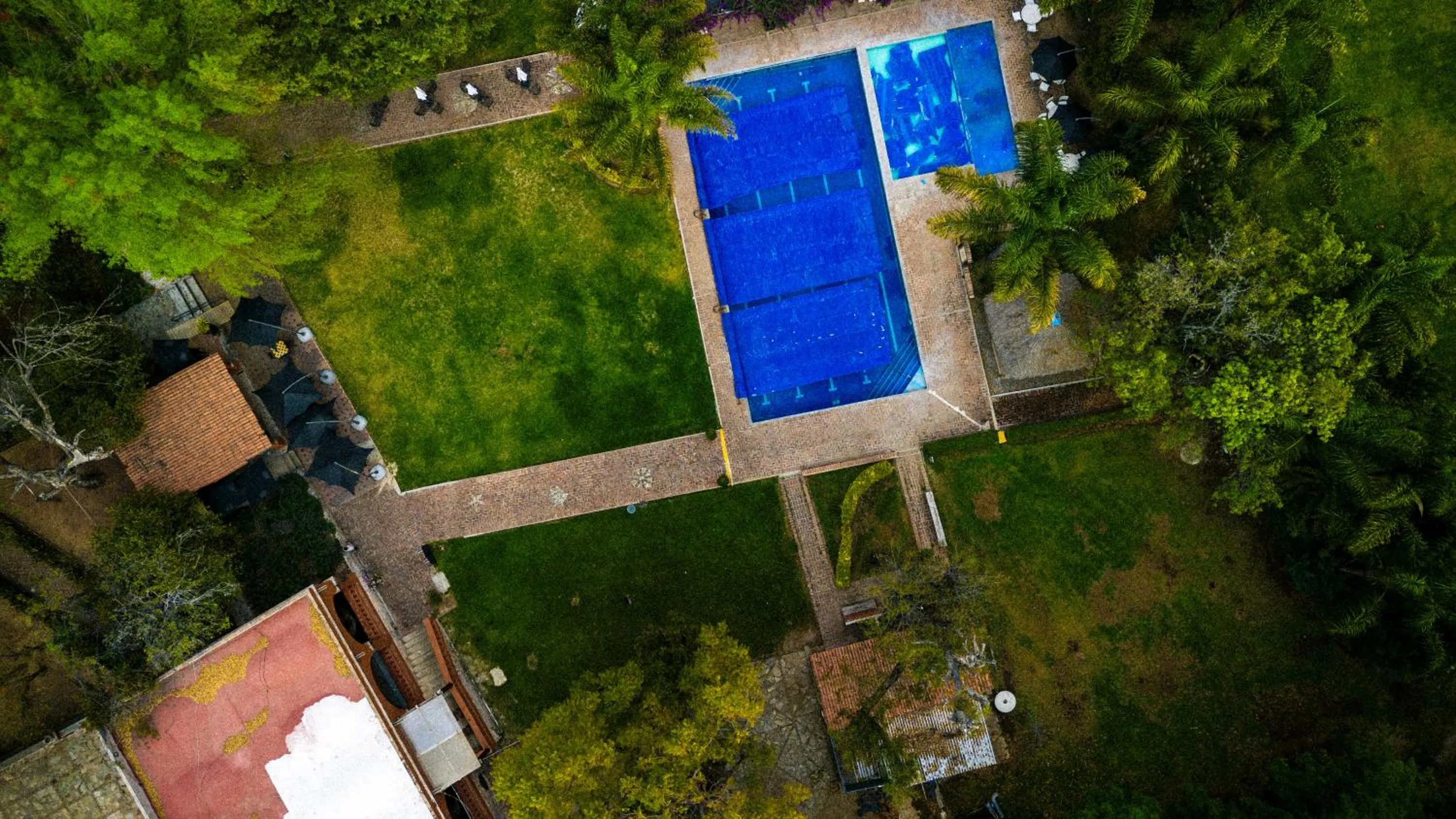 Bird's eye view in El Marques Hacienda