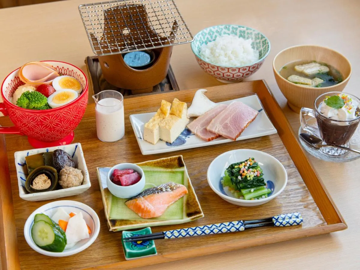 Food close-up in Houei Ryokan