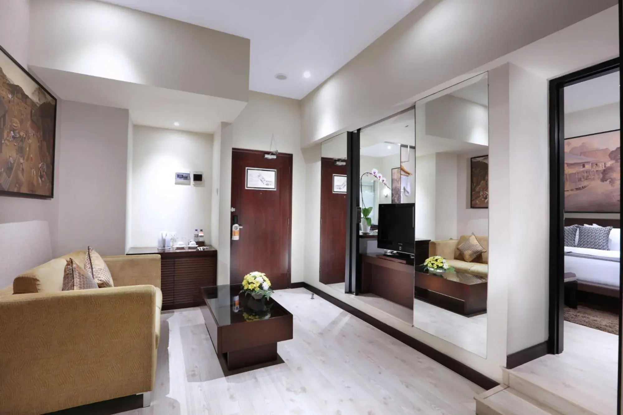 Living room in Grand Candi Hotel Living room in Grand Candi Hotel