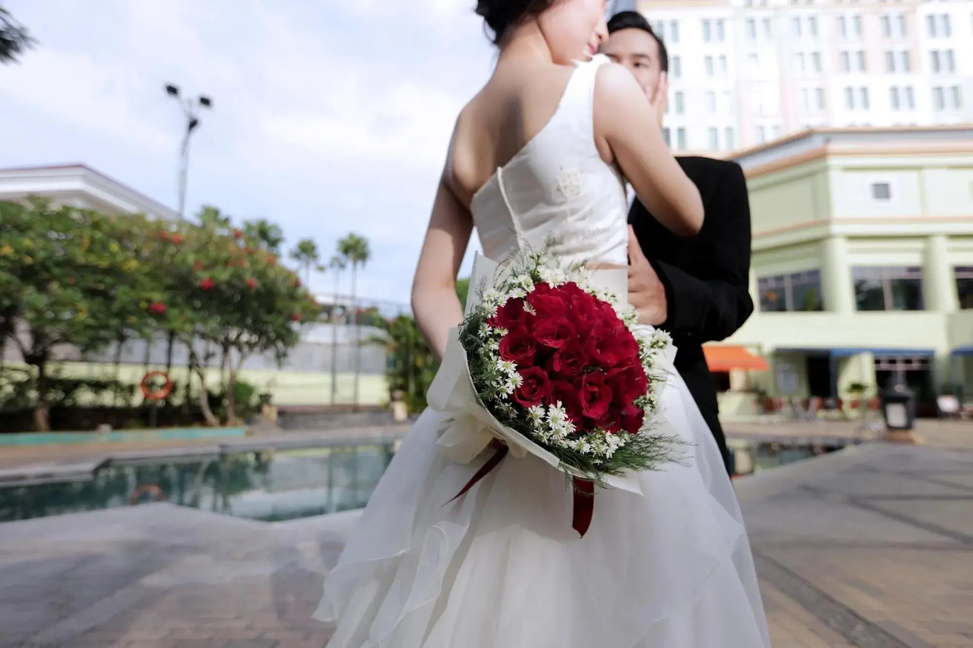 Pool view in Grand Candi Hotel Pool view in Grand Candi Hotel