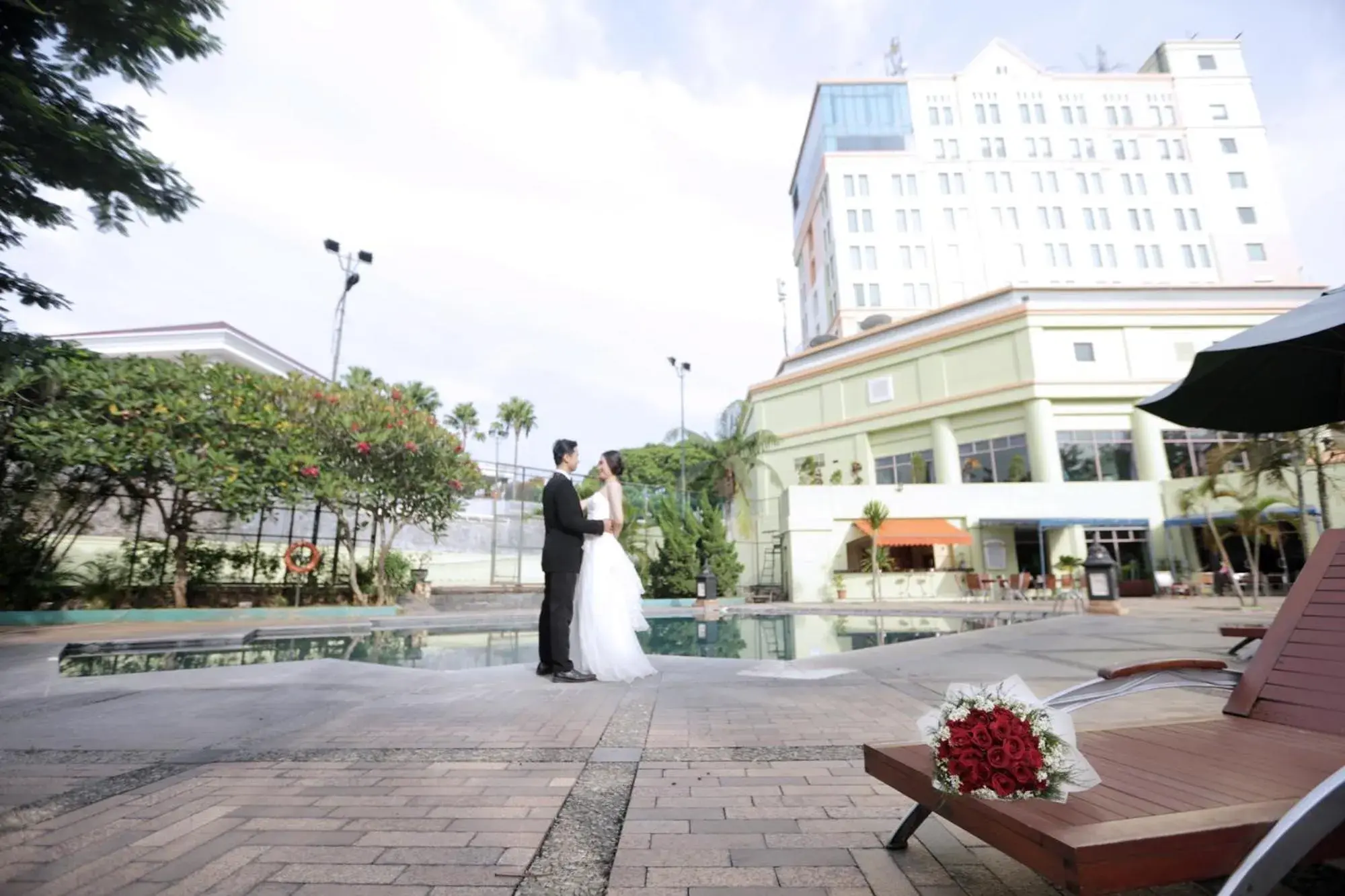 Pool view in Grand Candi Hotel Pool view in Grand Candi Hotel