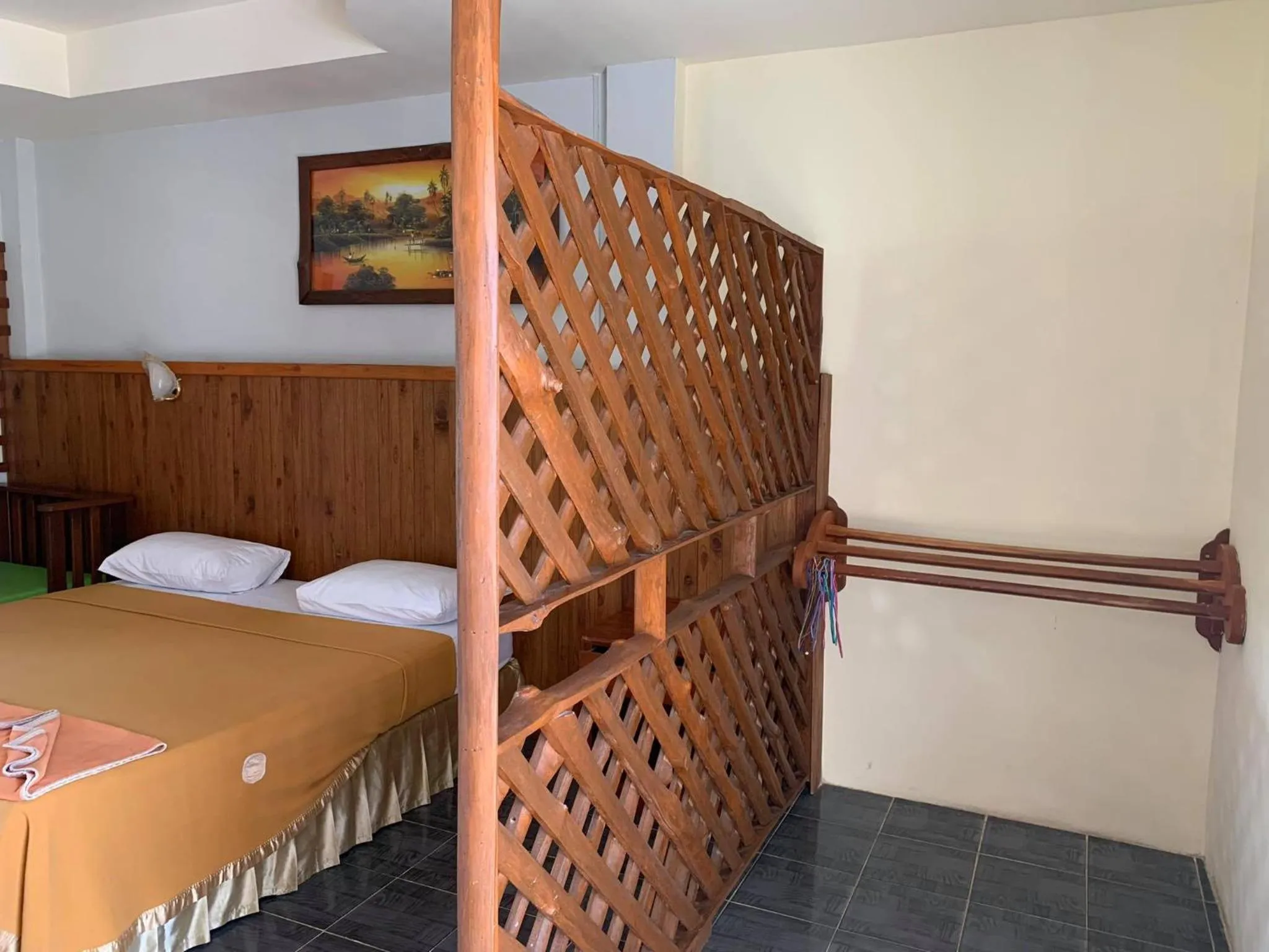 Bedroom in Rattana Guesthouse & Bungalow